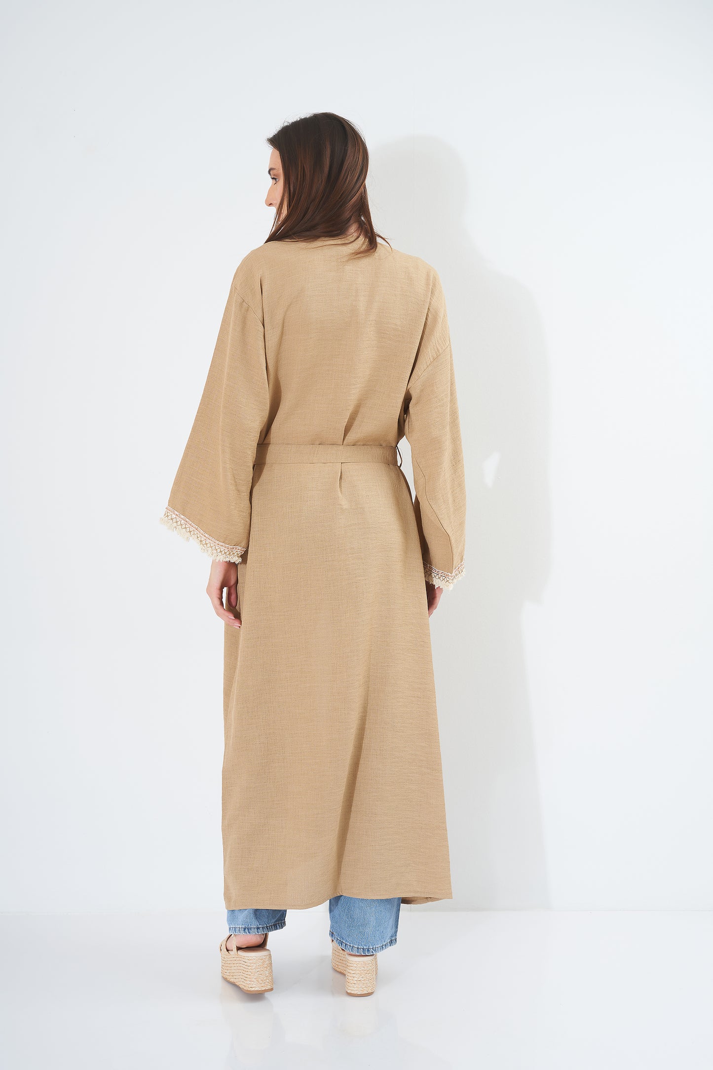 Dress Satin - (shapes - slit on the side )
