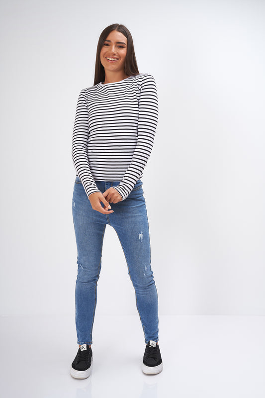 Plain Sweatshirt - (With-Stripes)
