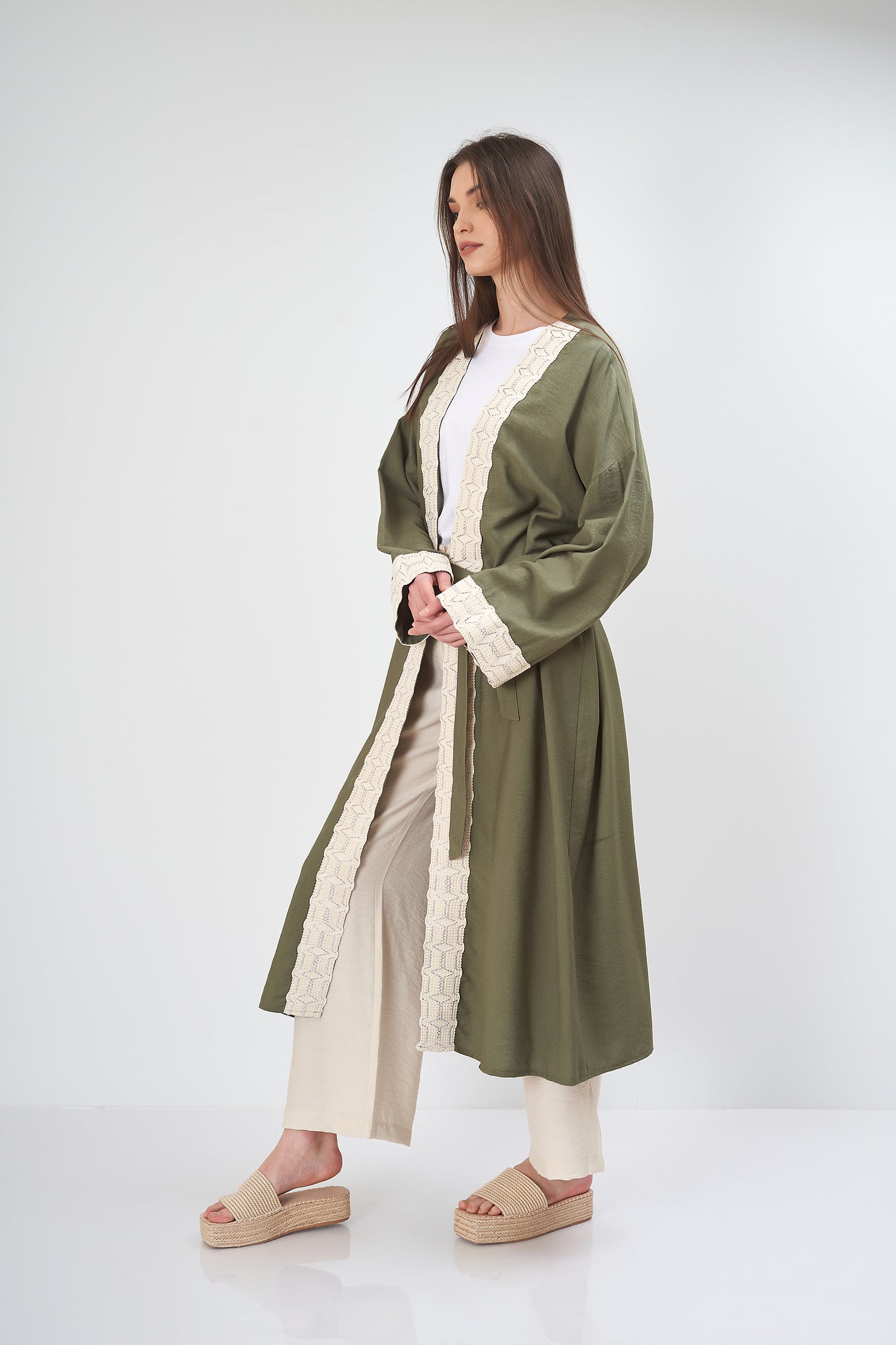 Plain - Linen Kimono