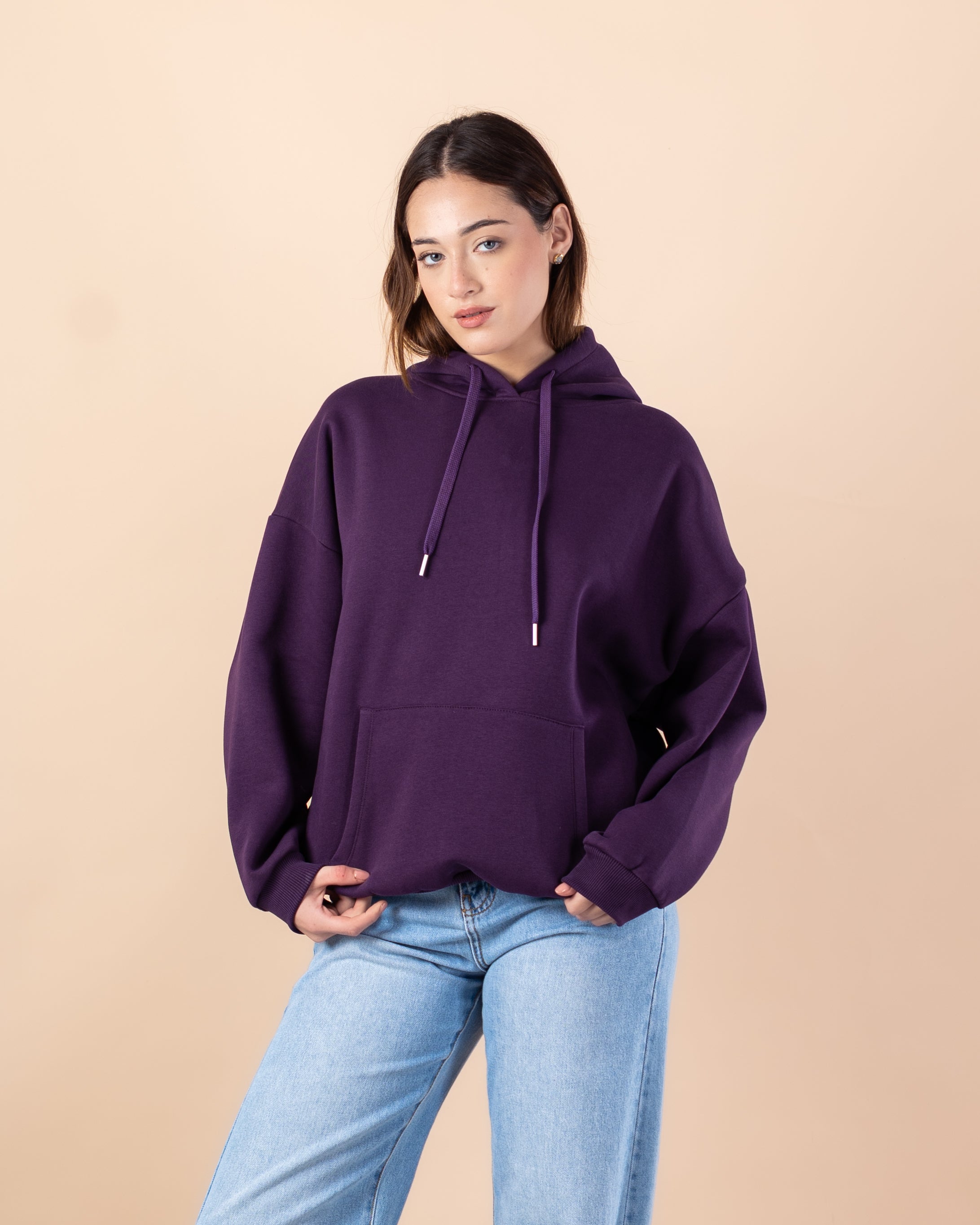 Plain Hoodie - With Center Pocket