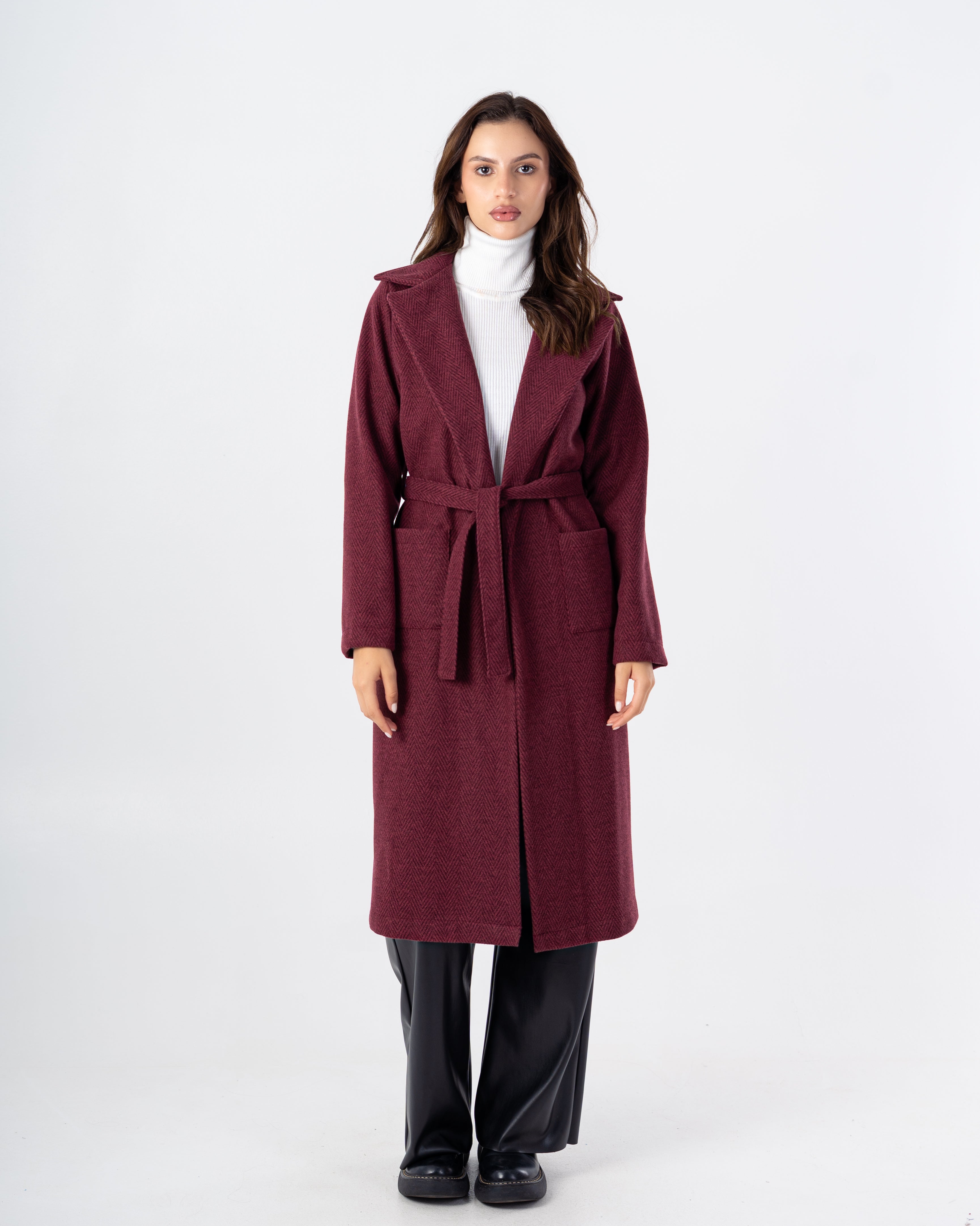 Trench Coat – With Belt (2-Small Pockets)