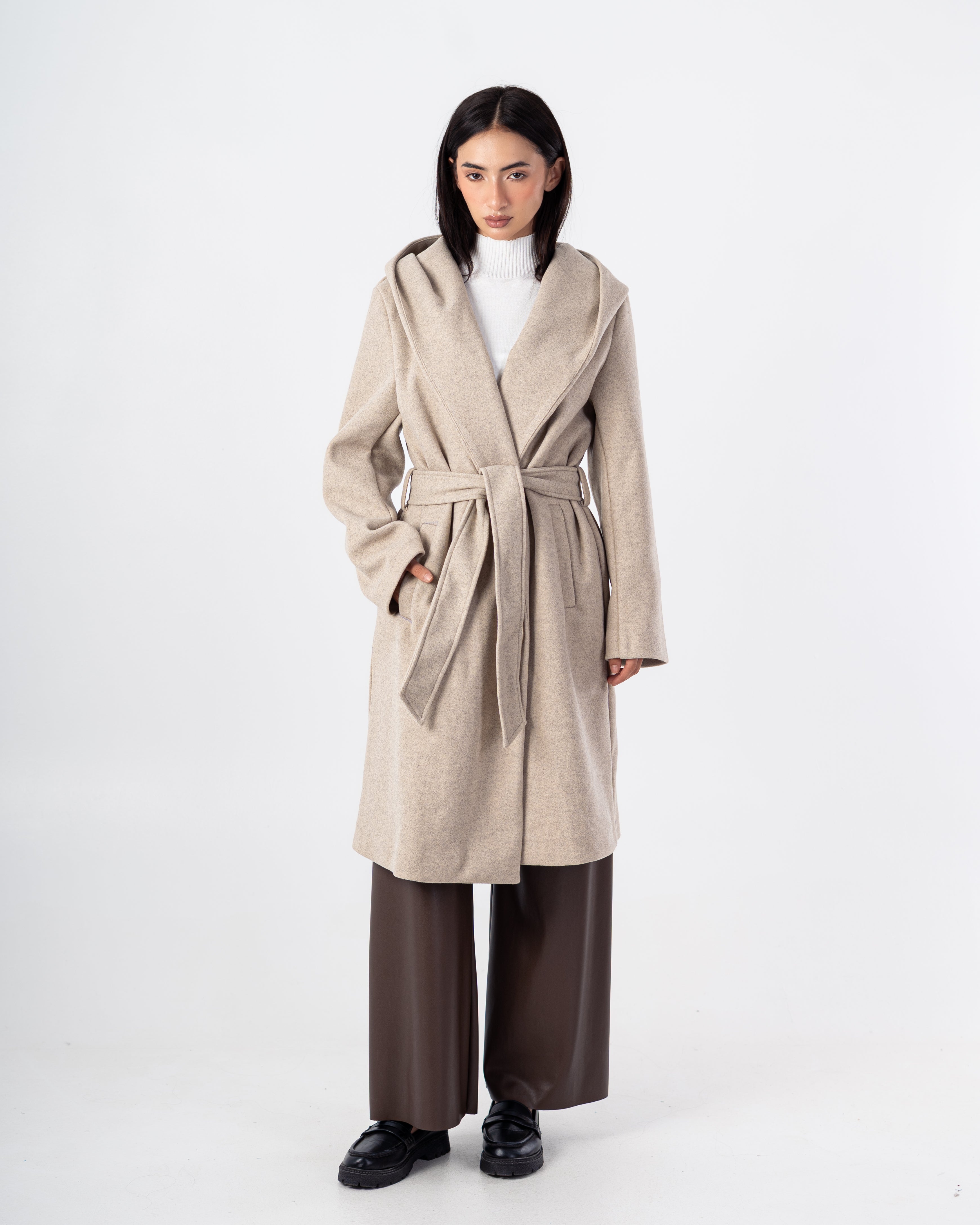 Cradigan Plain – With Belt (Wide Hoodie)