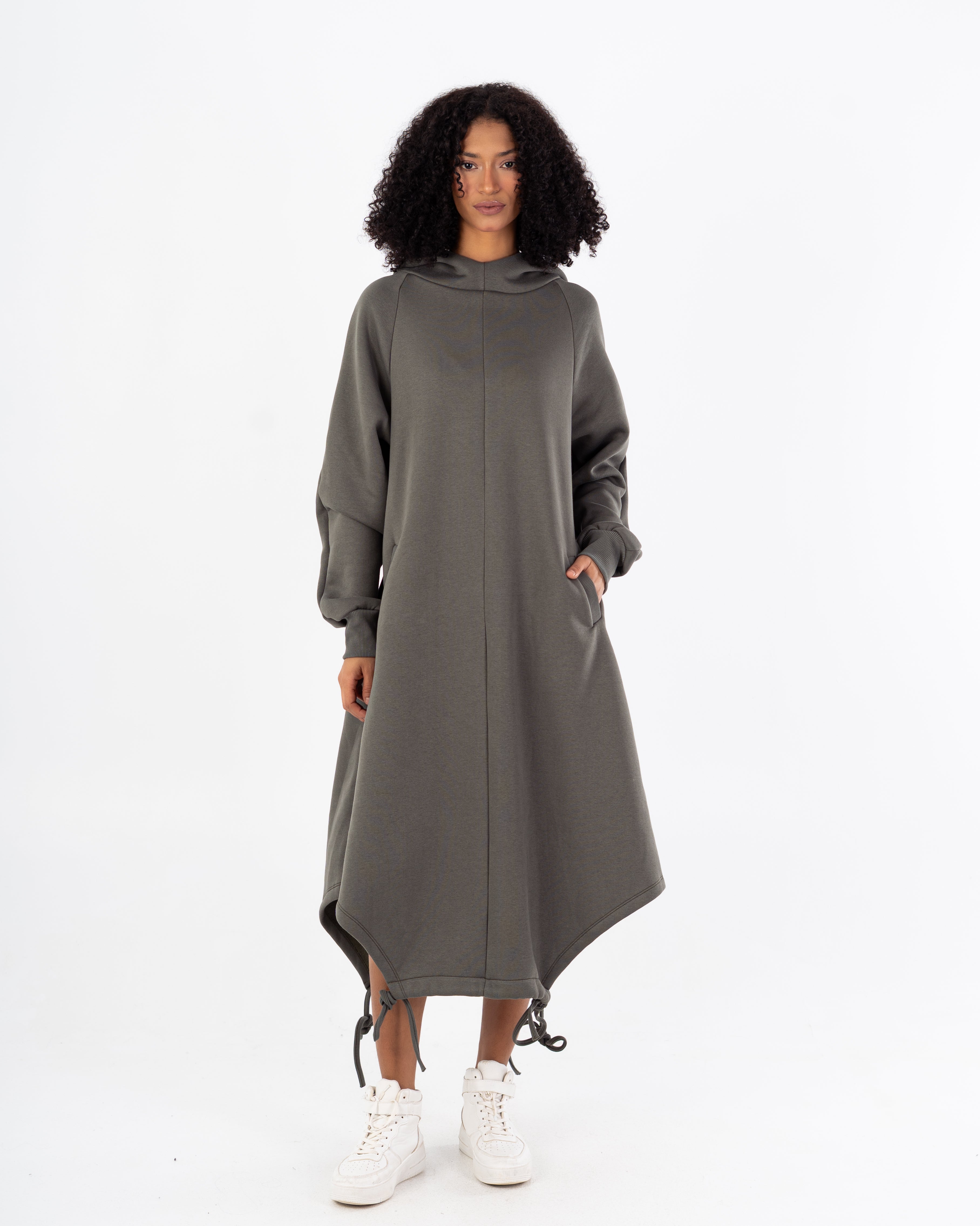 فستان ميلتون – بغطاء للرأس (جيوب جانبية)