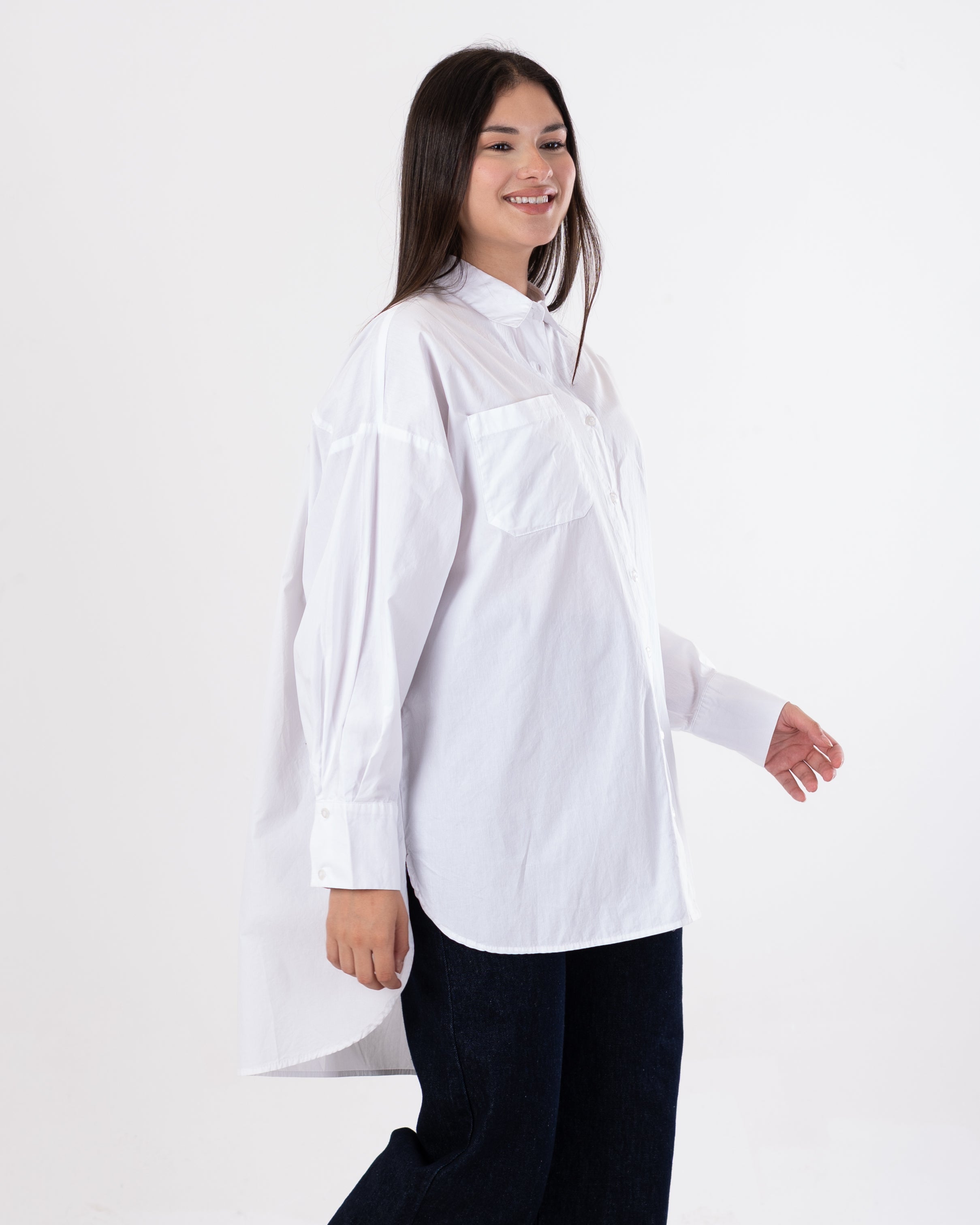Plain Shirt – Button Sleeves