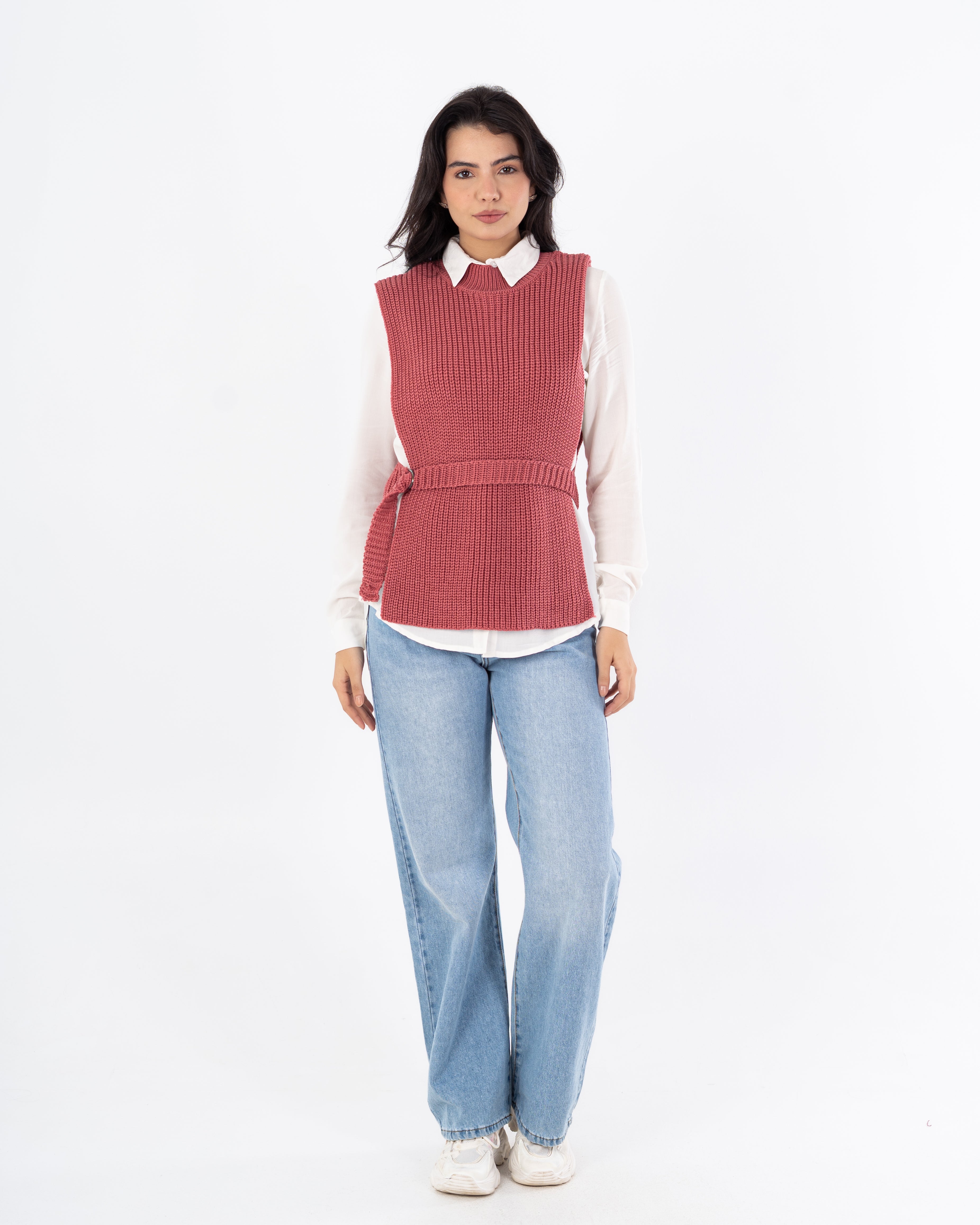 سترة عادية – مفتوحة من الجانب (مع حزام)