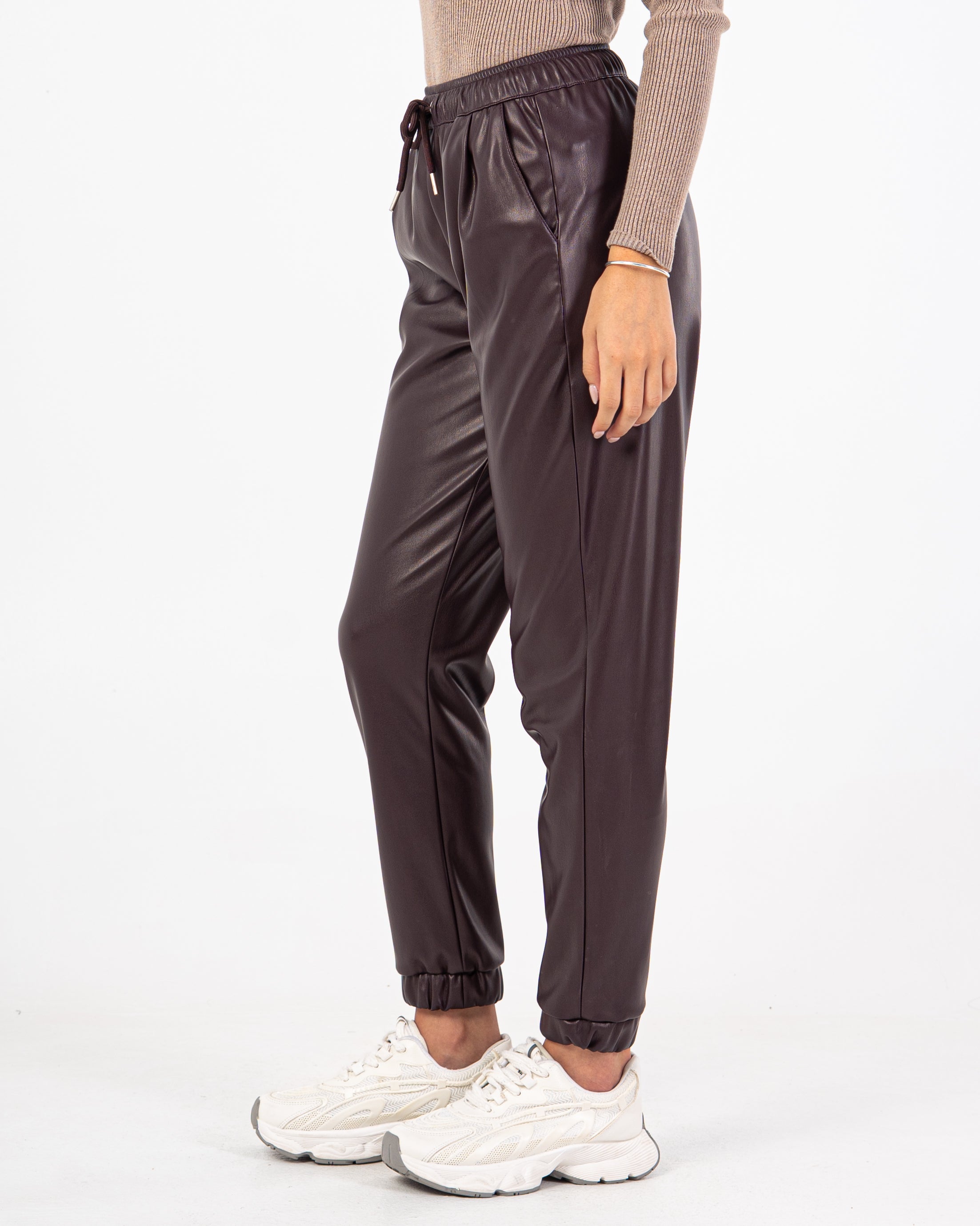 Leather Trouser – Elastic Leg