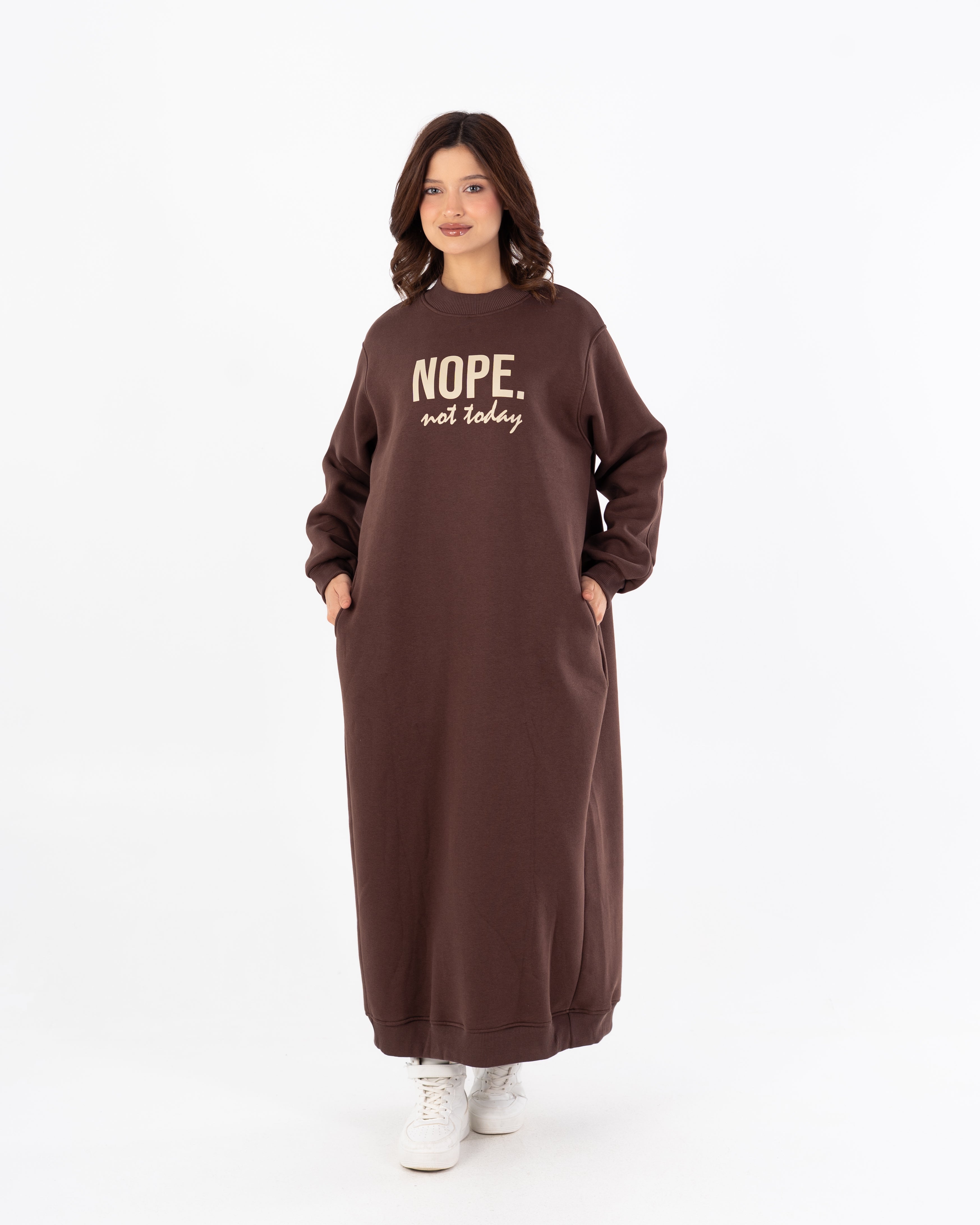 فستان ميلتون – نص على الصدر (طويل)