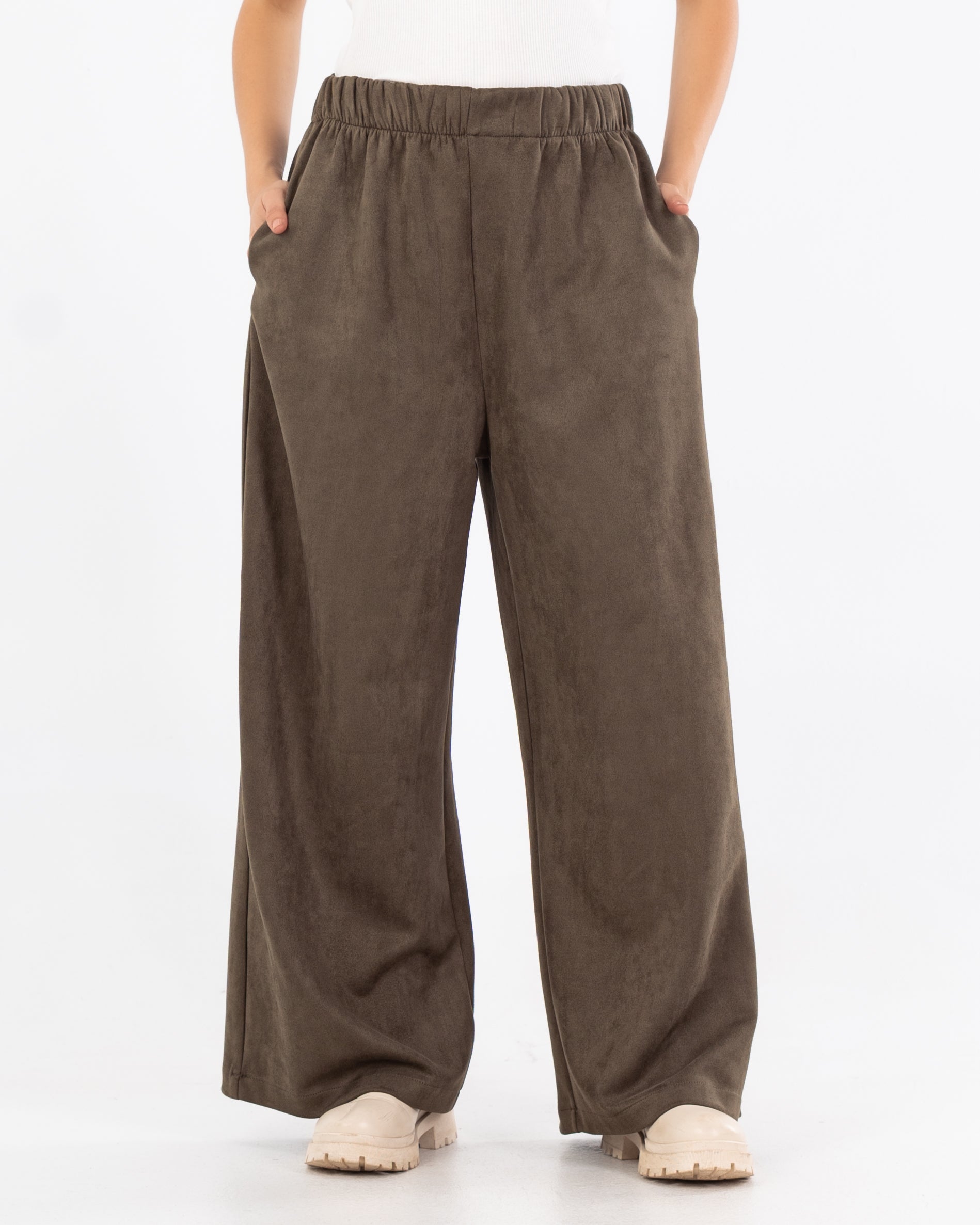 بنطلون سادة (ألوان) - واسع الساق