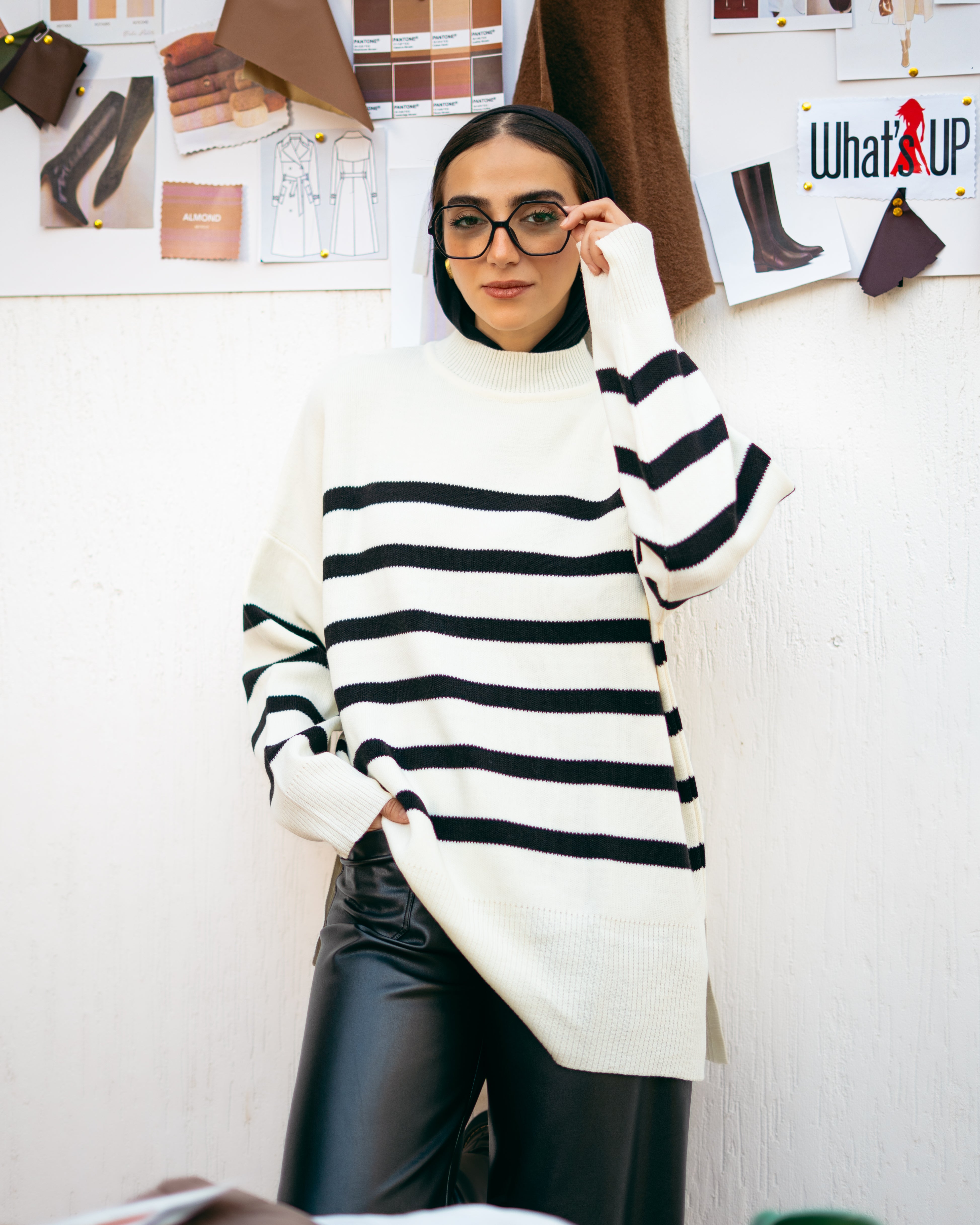 Knitwear Pullover – Oversized (Horizontal Stripes)