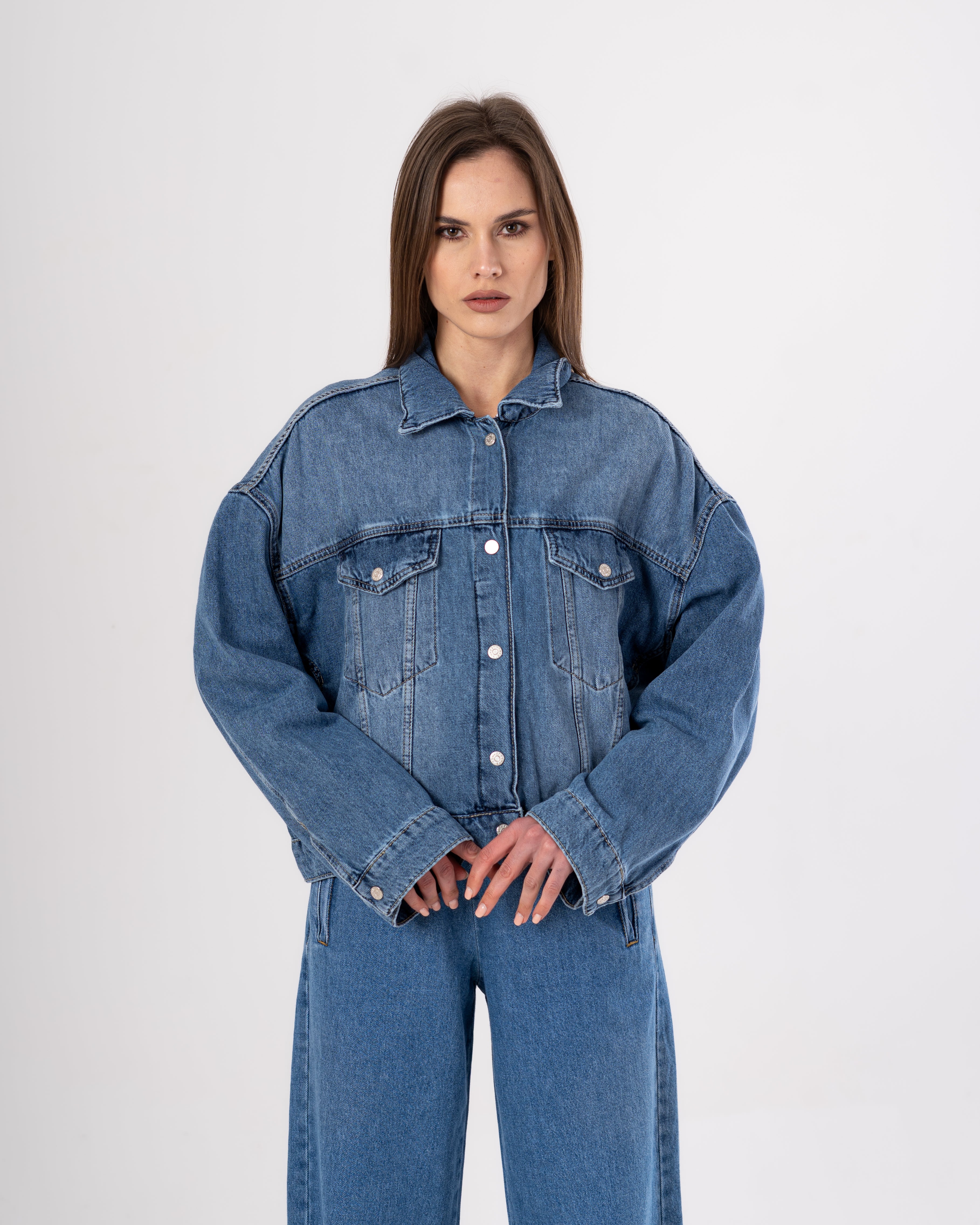 Jacket Jeans - 2-pocket cropped