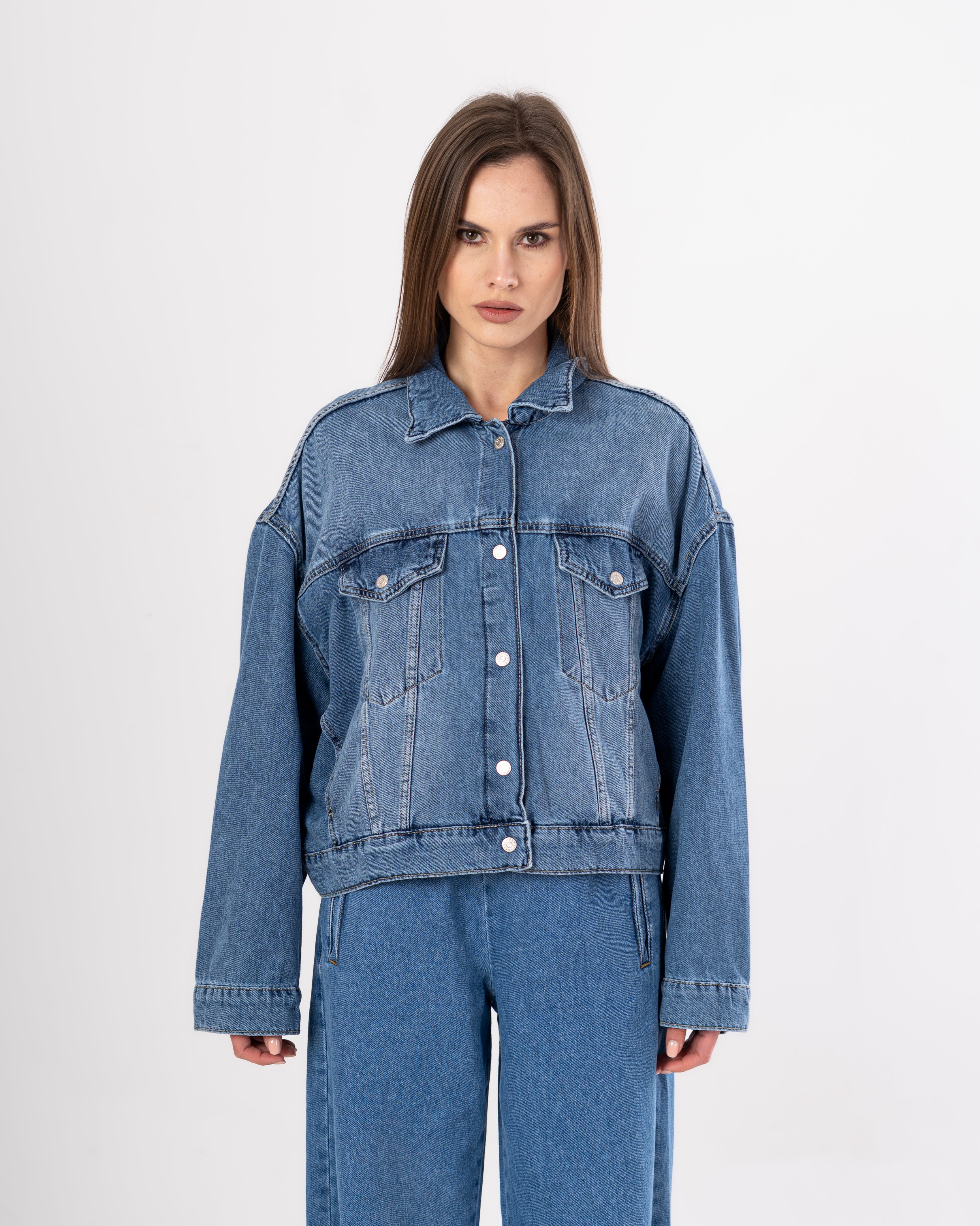 Jacket Jeans - 2-pocket cropped