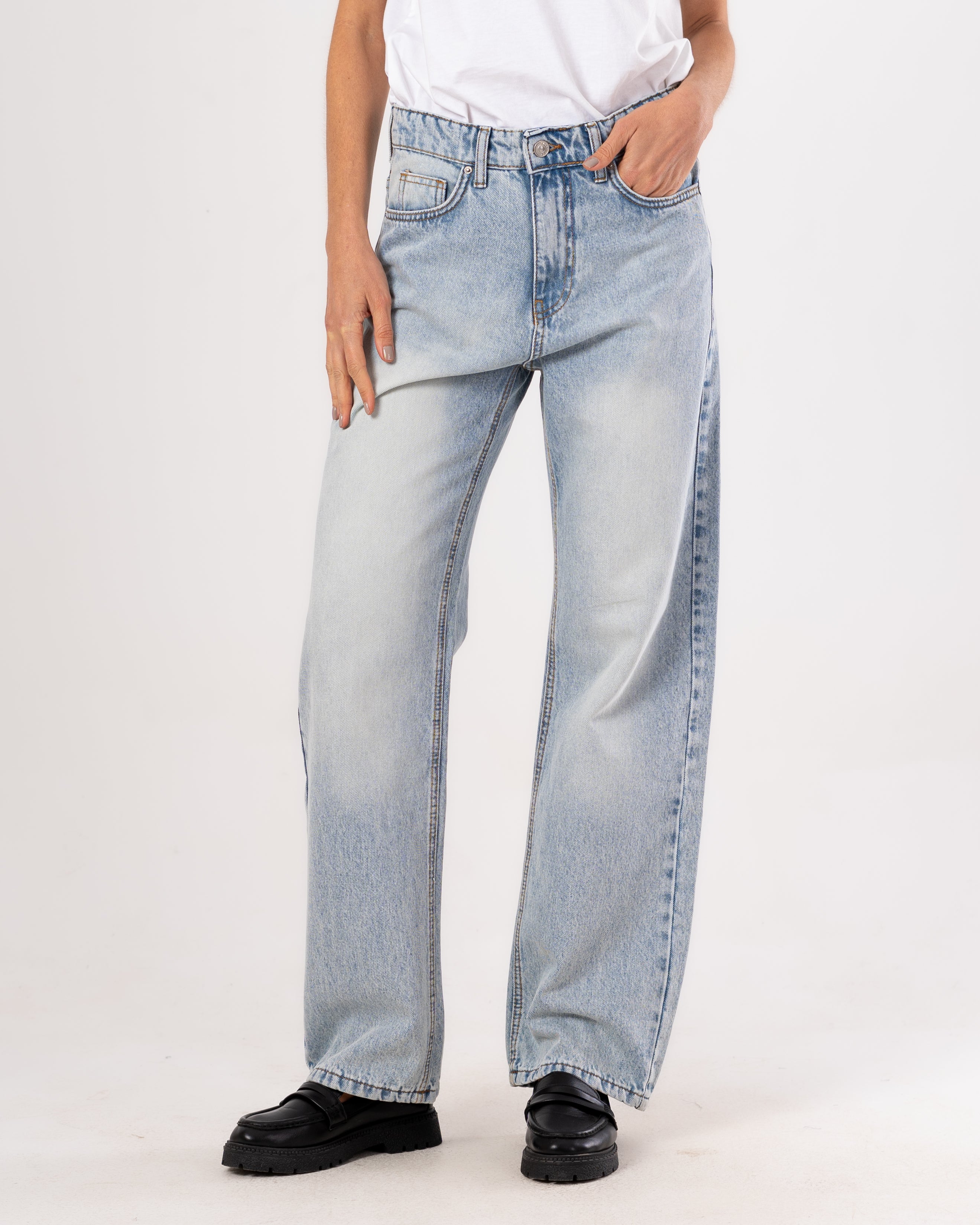 Straight Fit - Denim Trouser