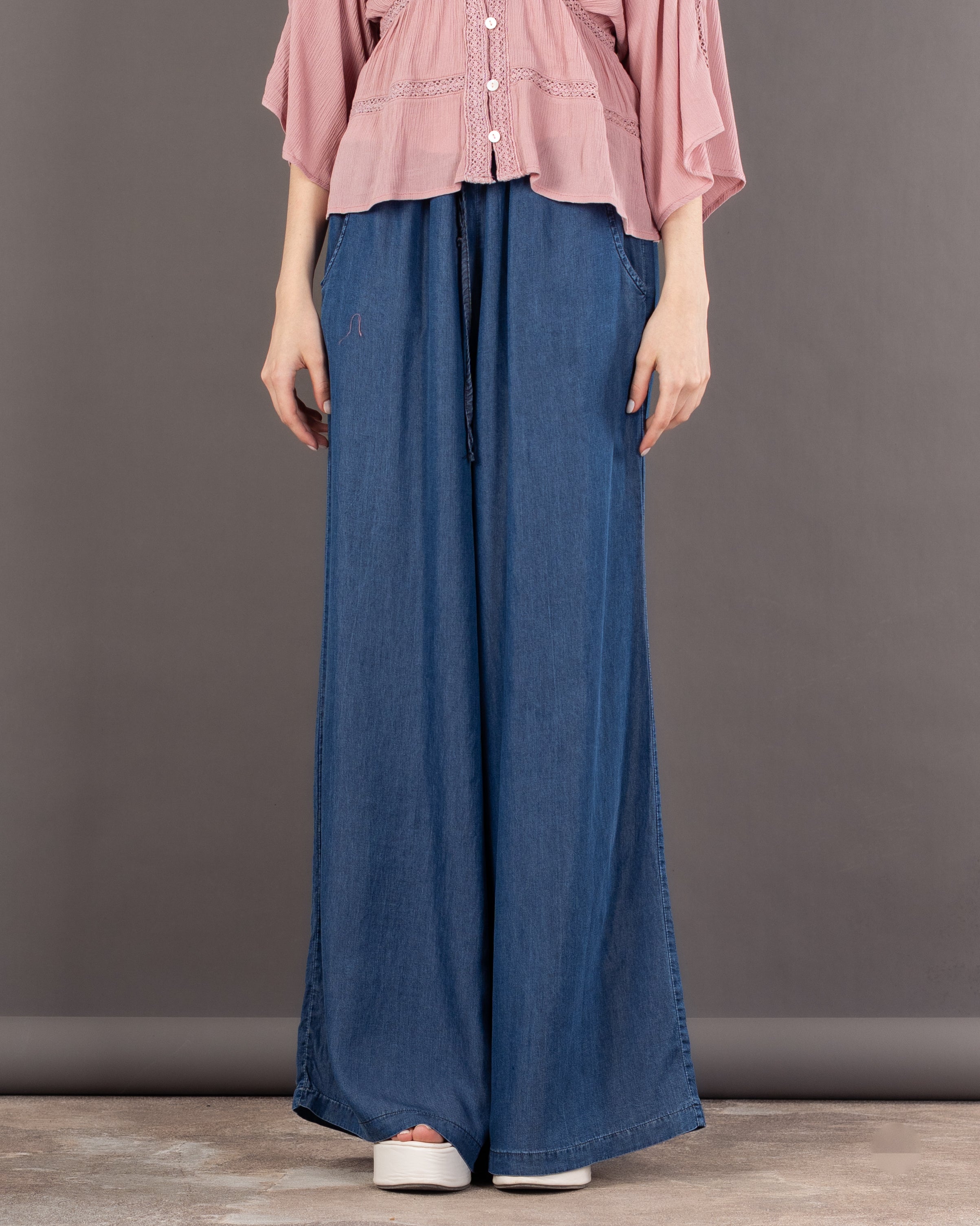 Relaxed (Wide Leg ) - Denim Trouser
