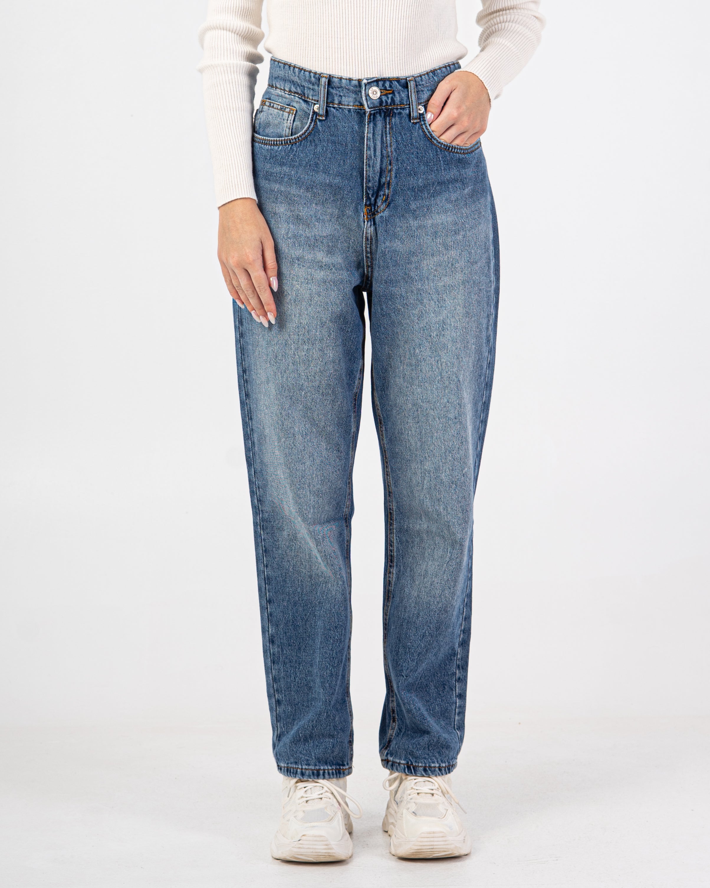 Jeans Trouser – Mom Fit Plain