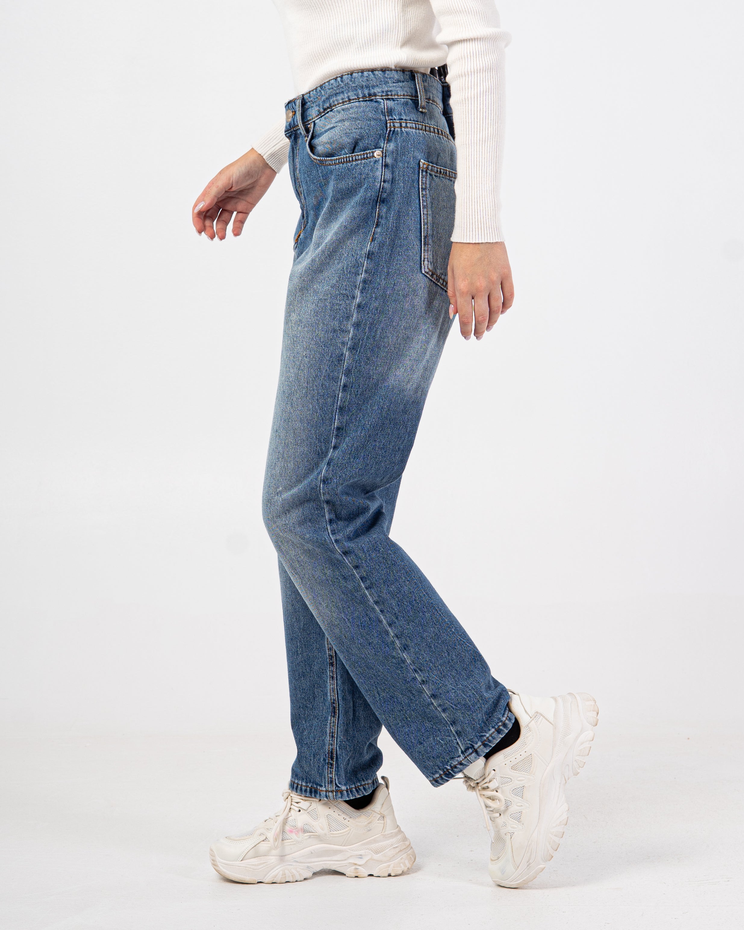 Jeans Trouser – Mom Fit Plain