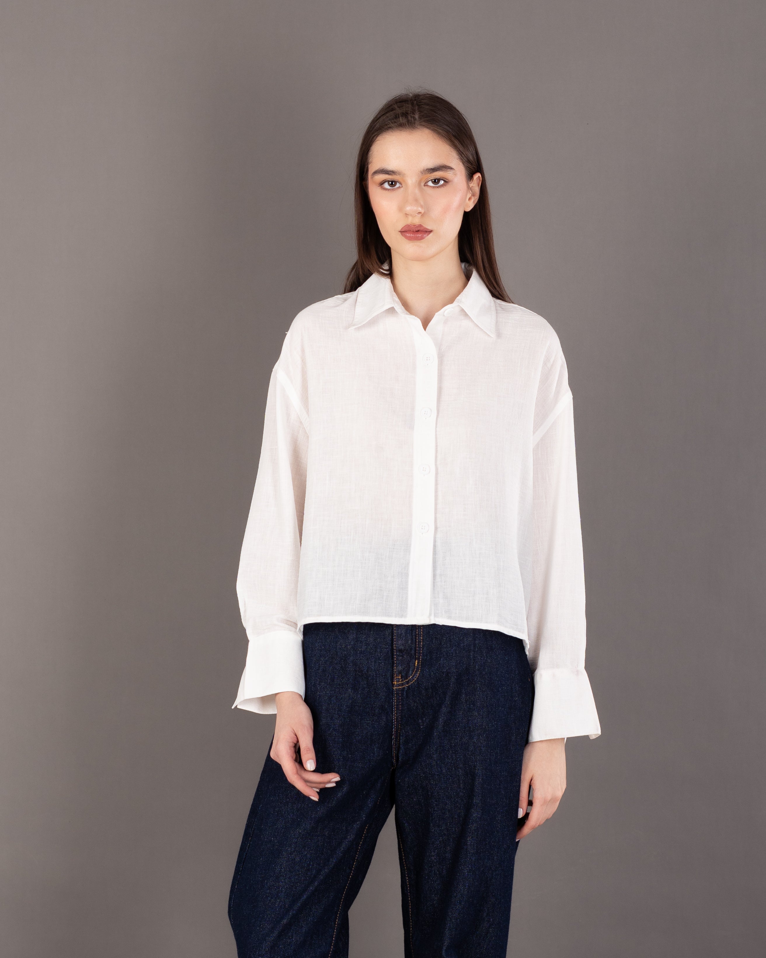 Short Plain - Linen Shirt