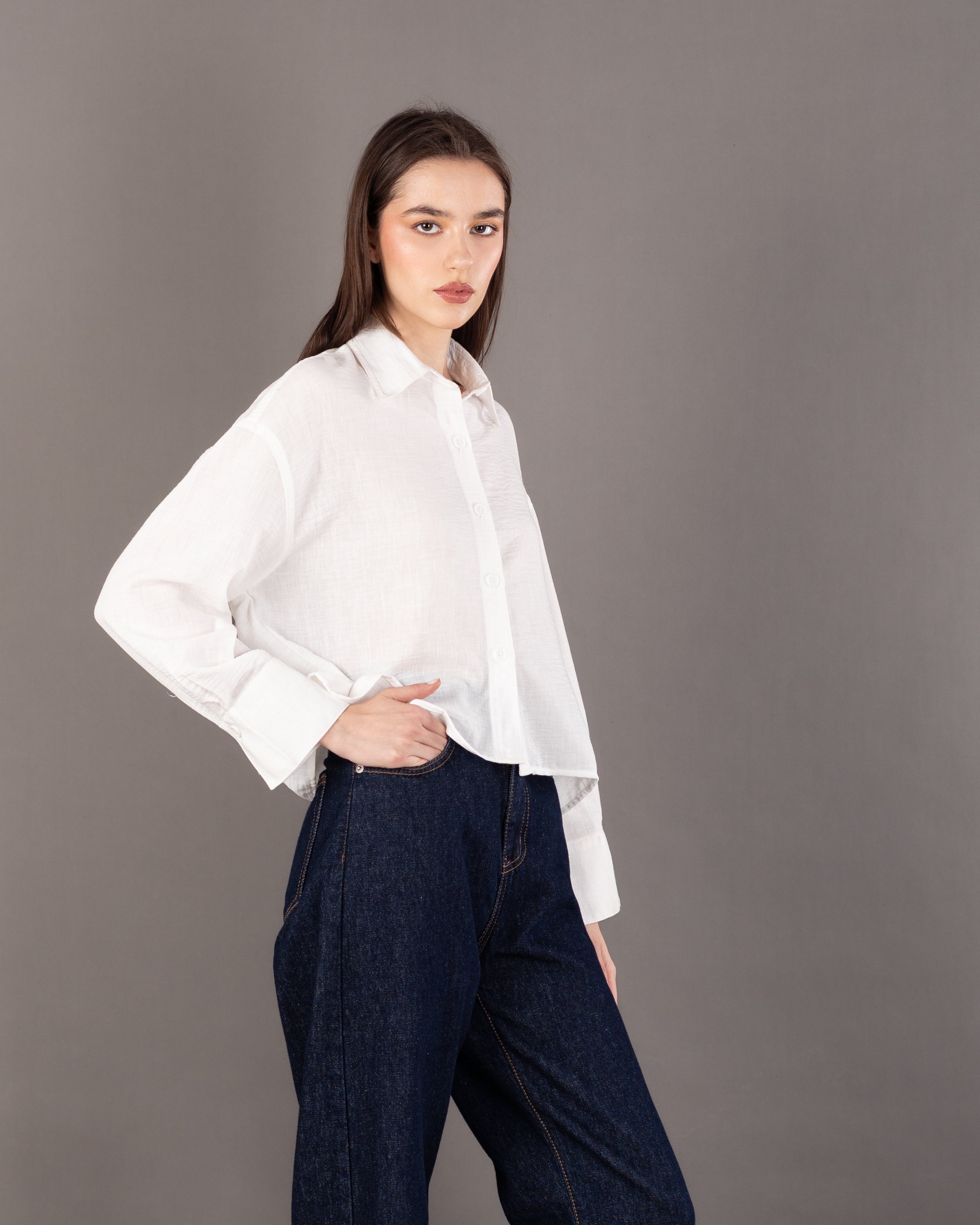 Short Plain - Linen Shirt