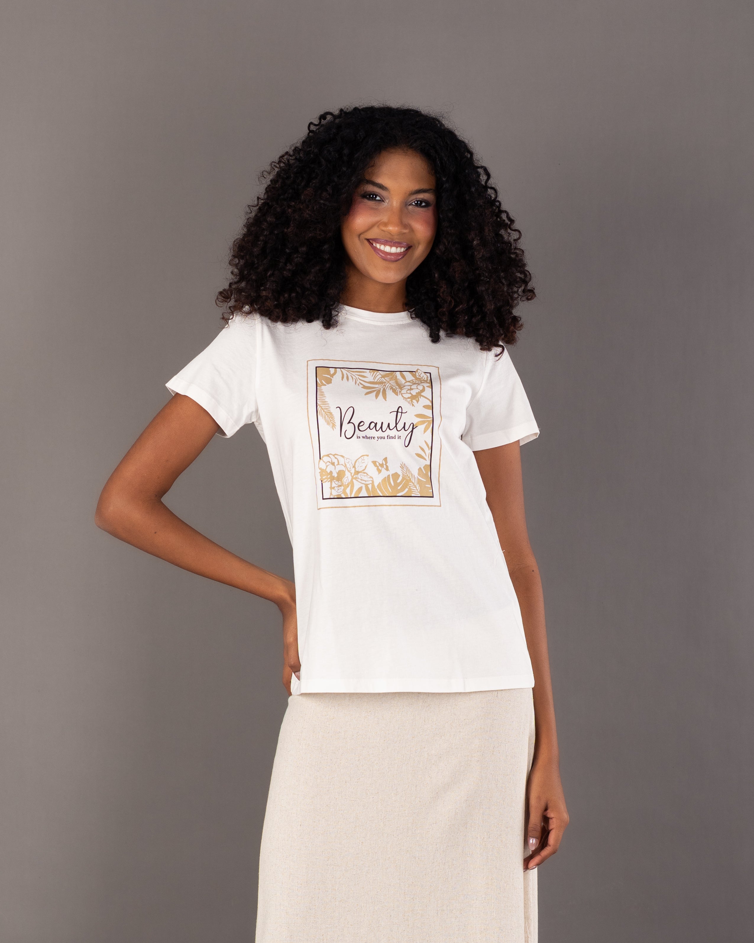 Word Print T-Shirt