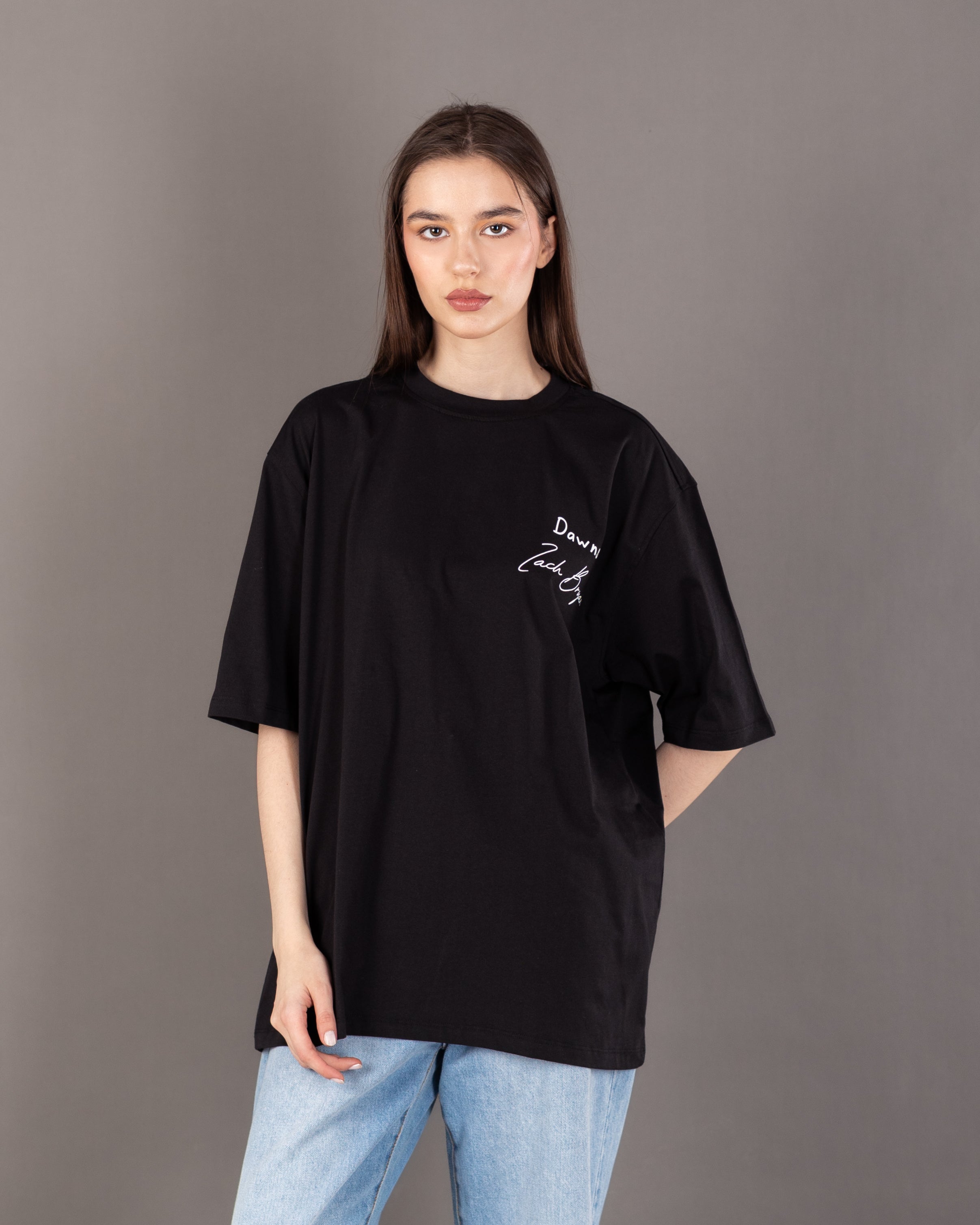 Sun Back Print T-Shirt