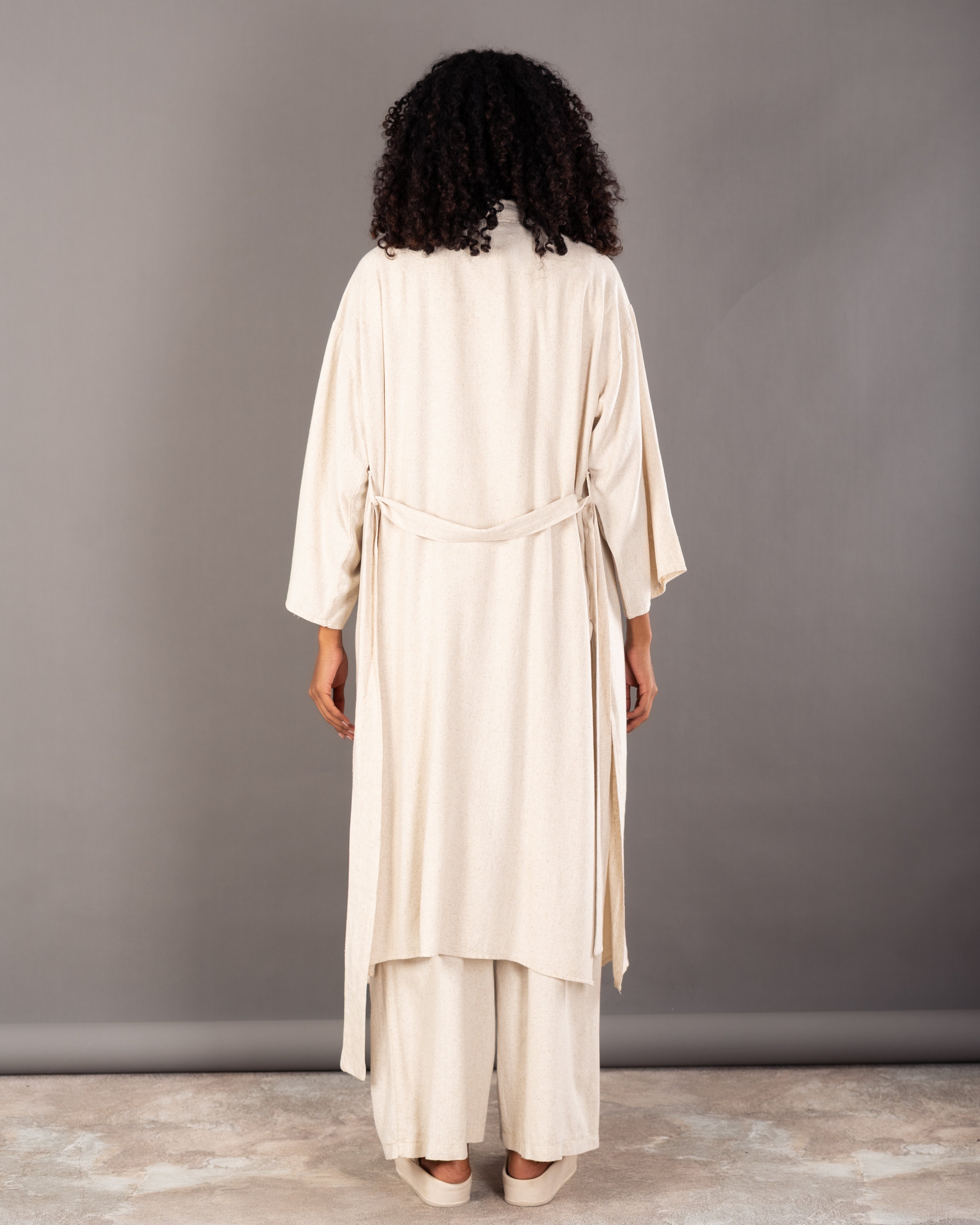 كيمونو سادة - مع حزام