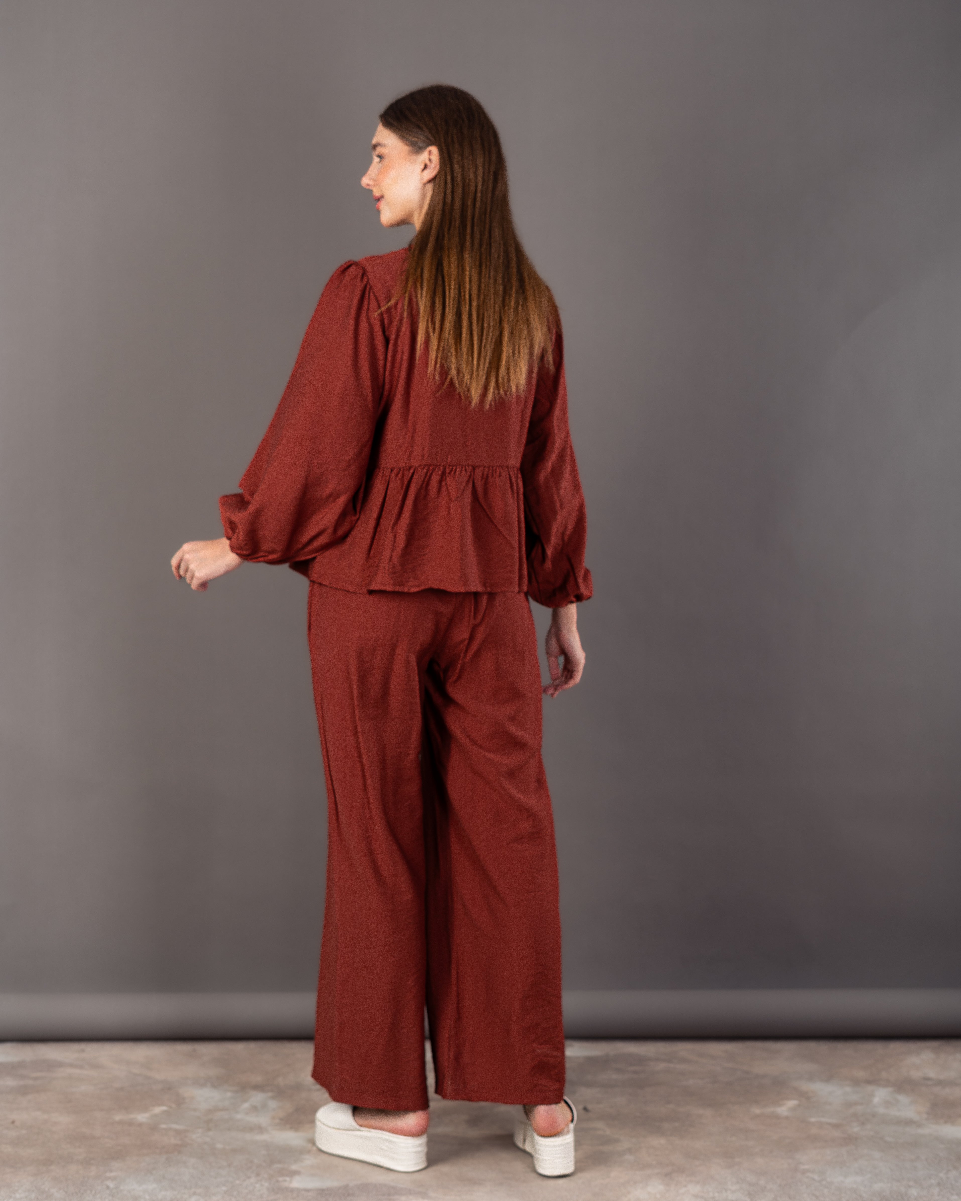 Wide Blouse - With Front Tie