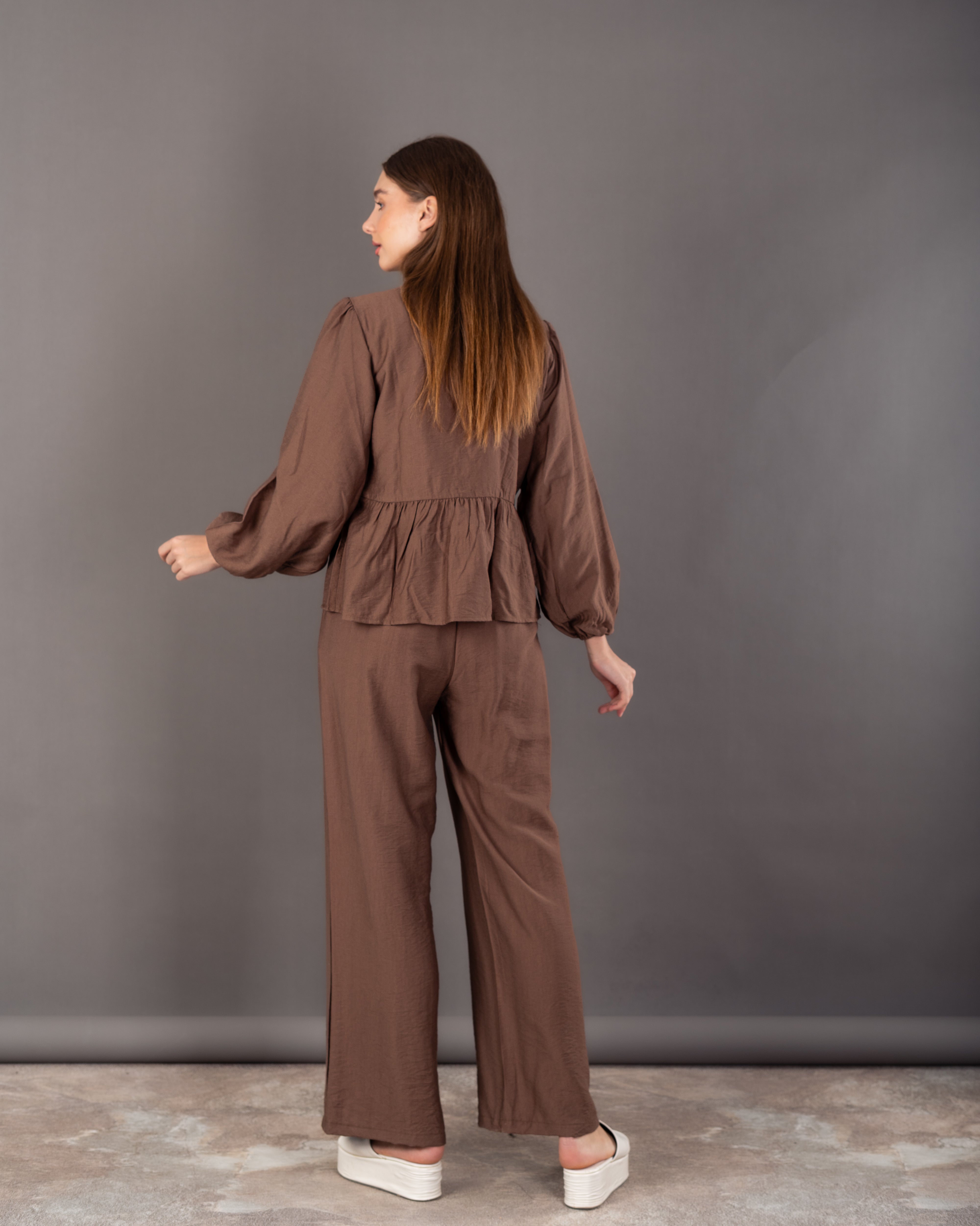 Wide Blouse - With Front Tie