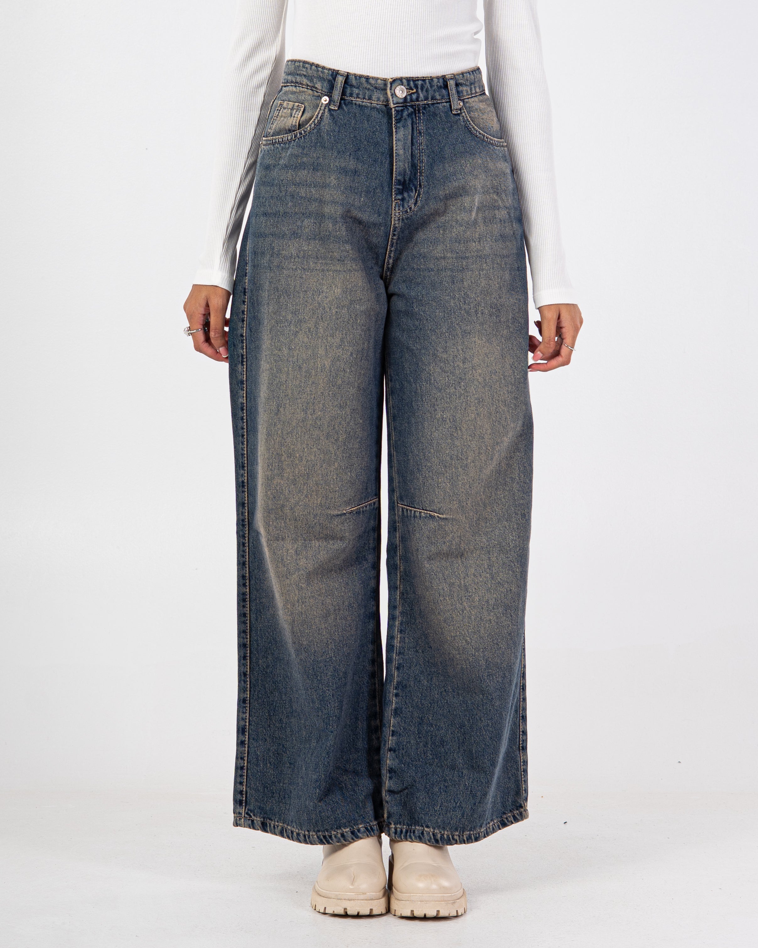 Wide-Leg Denim - Trouser