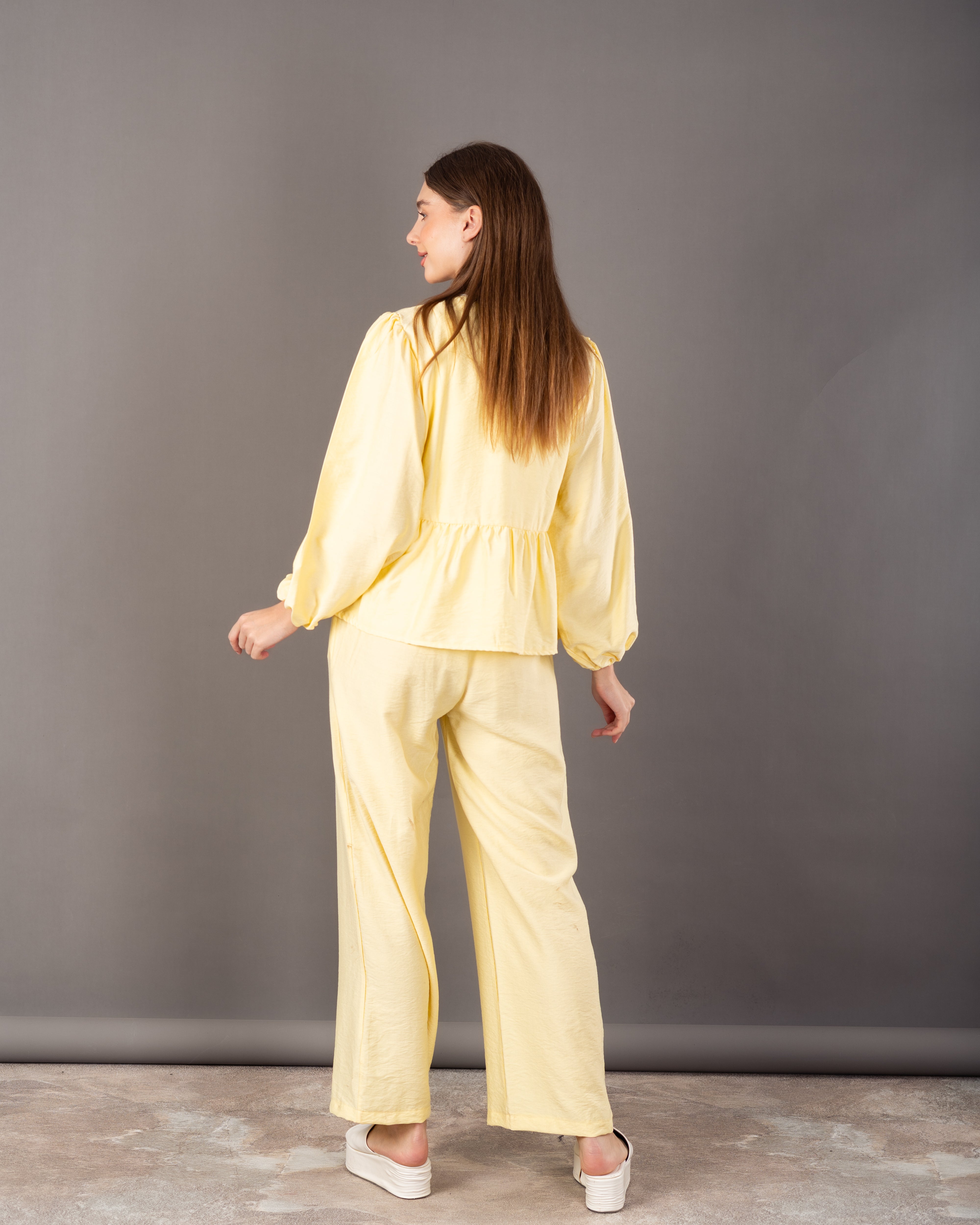 Wide Blouse - With Front Tie