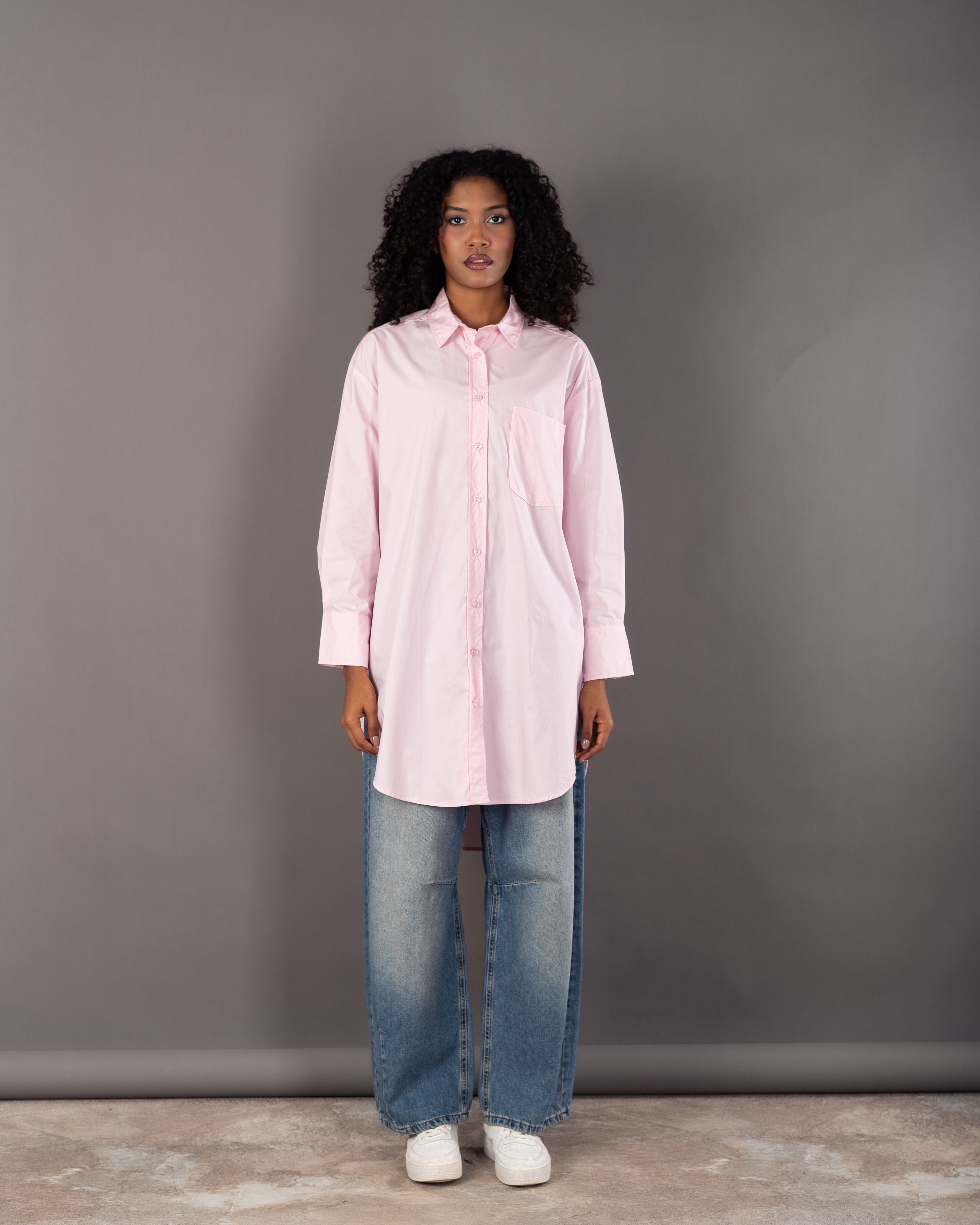 Colored Long - Plain Shirt