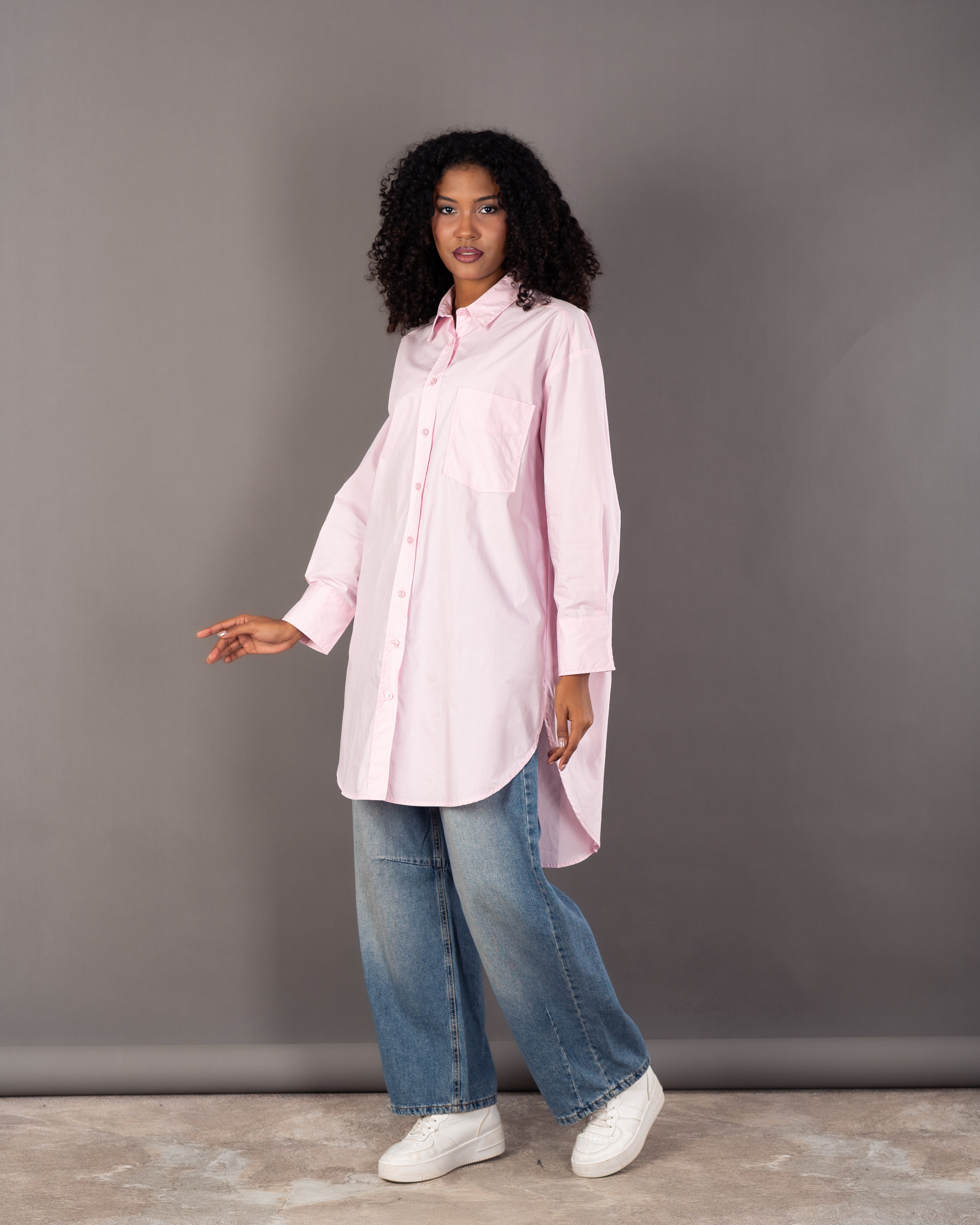 Colored Long - Plain Shirt