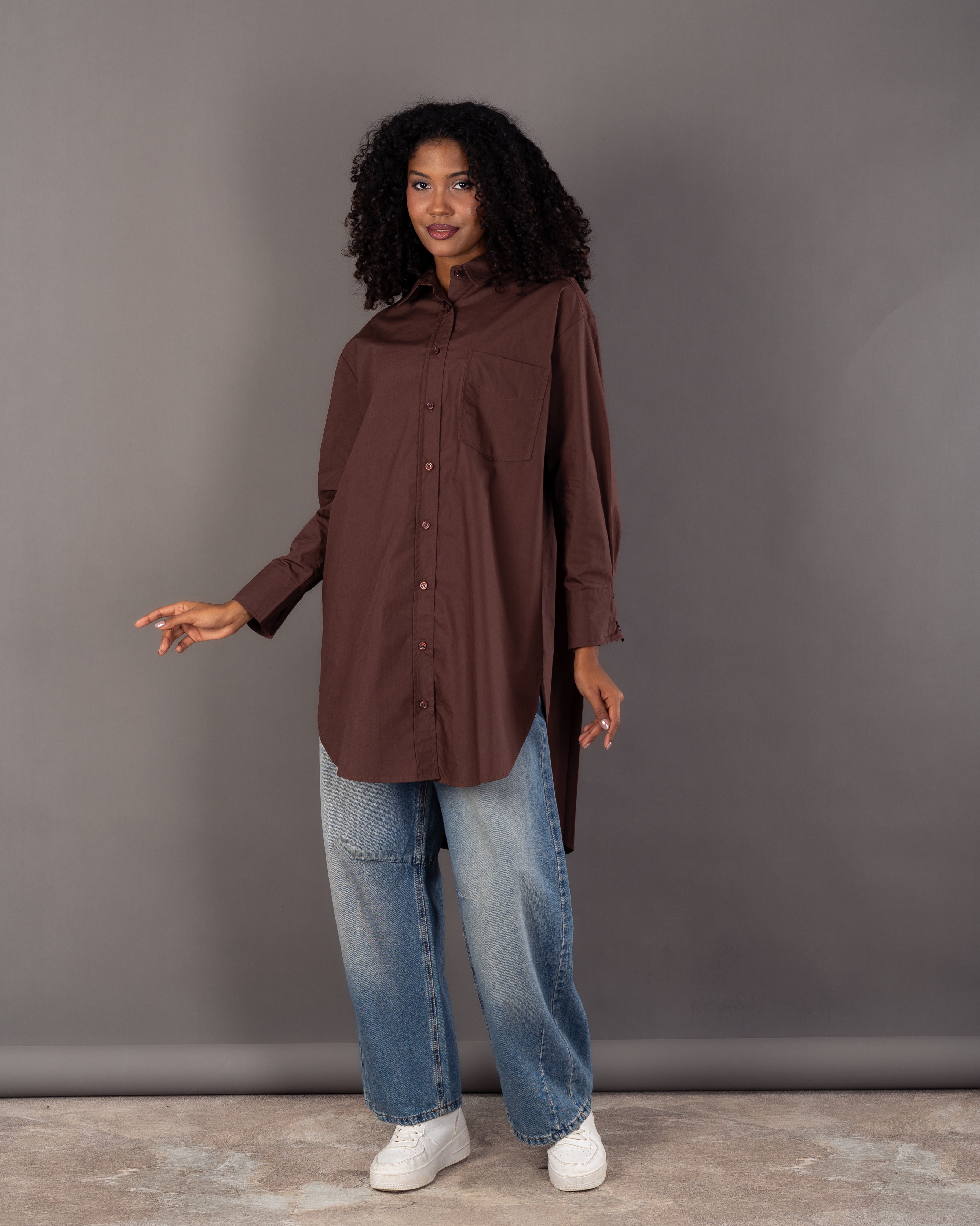 Colored Long - Plain Shirt