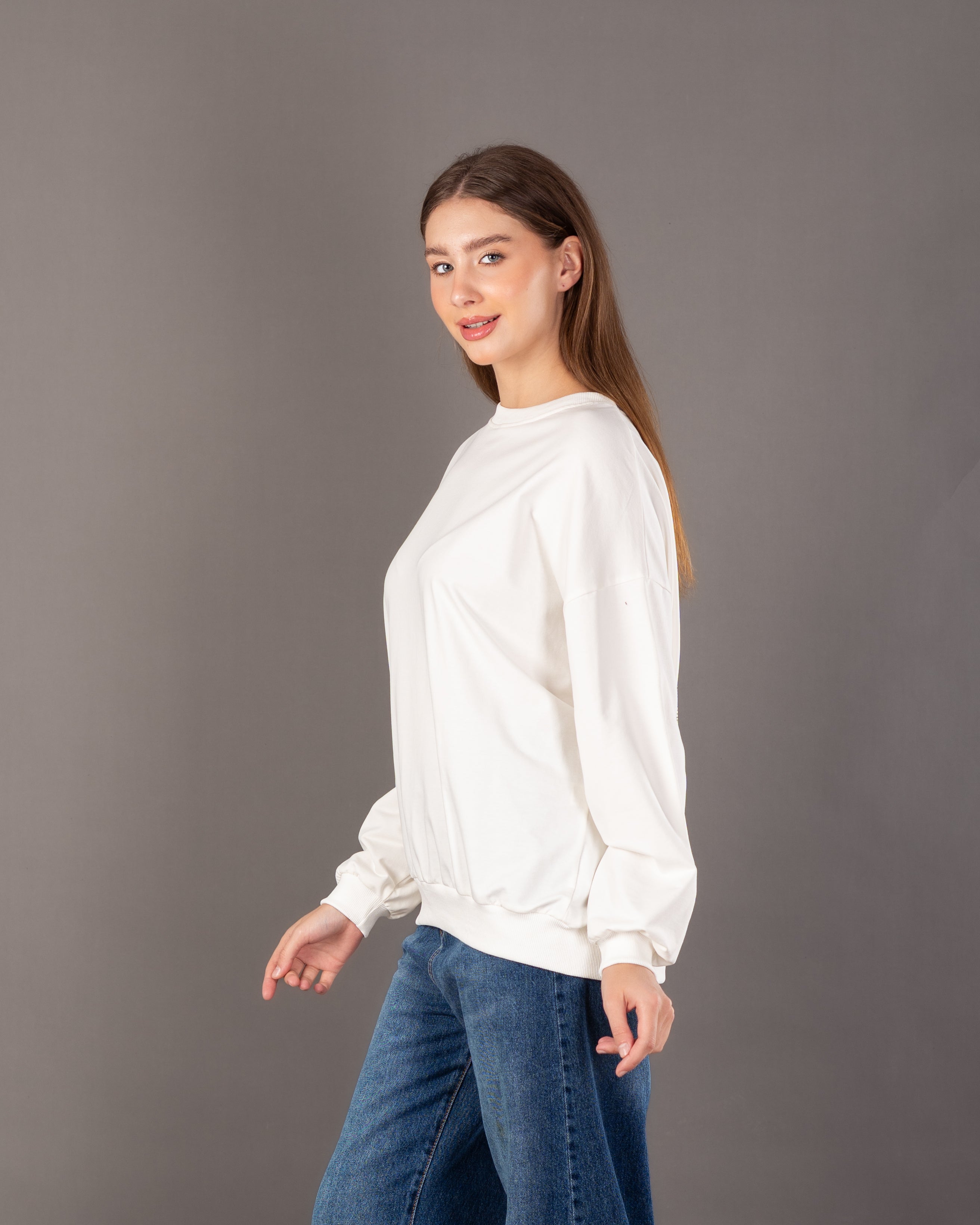 City Back Print Sweatshirt