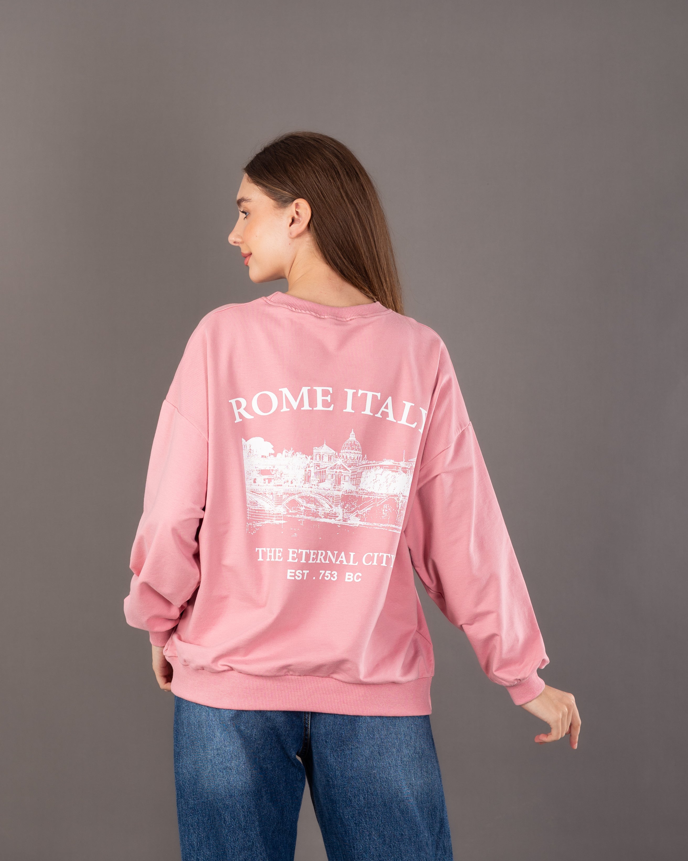 City Back Print Sweatshirt