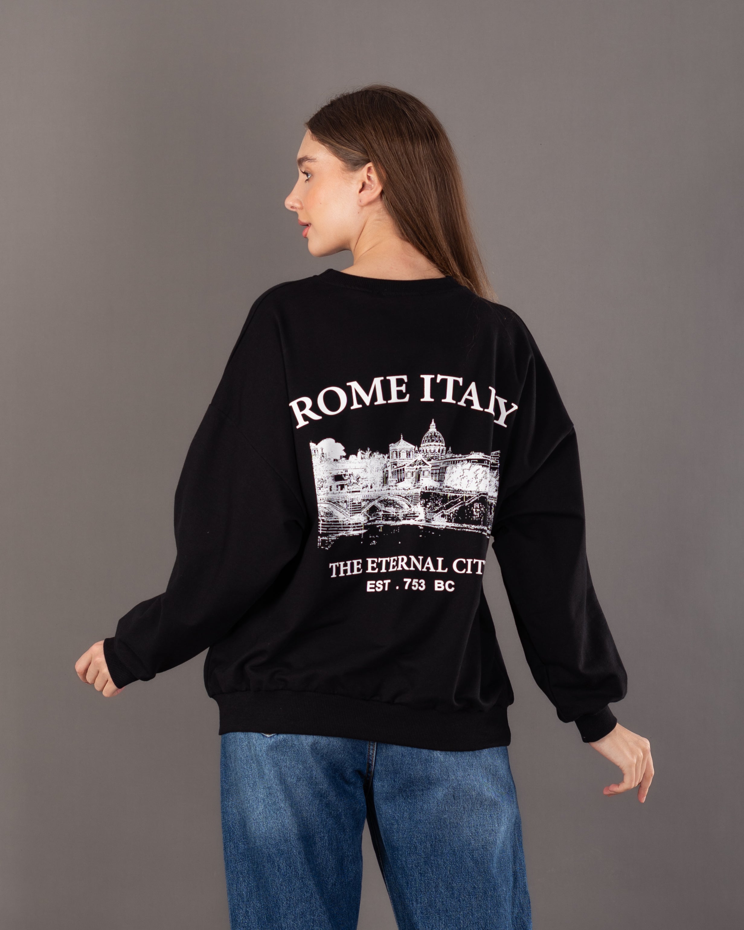 City Back Print Sweatshirt