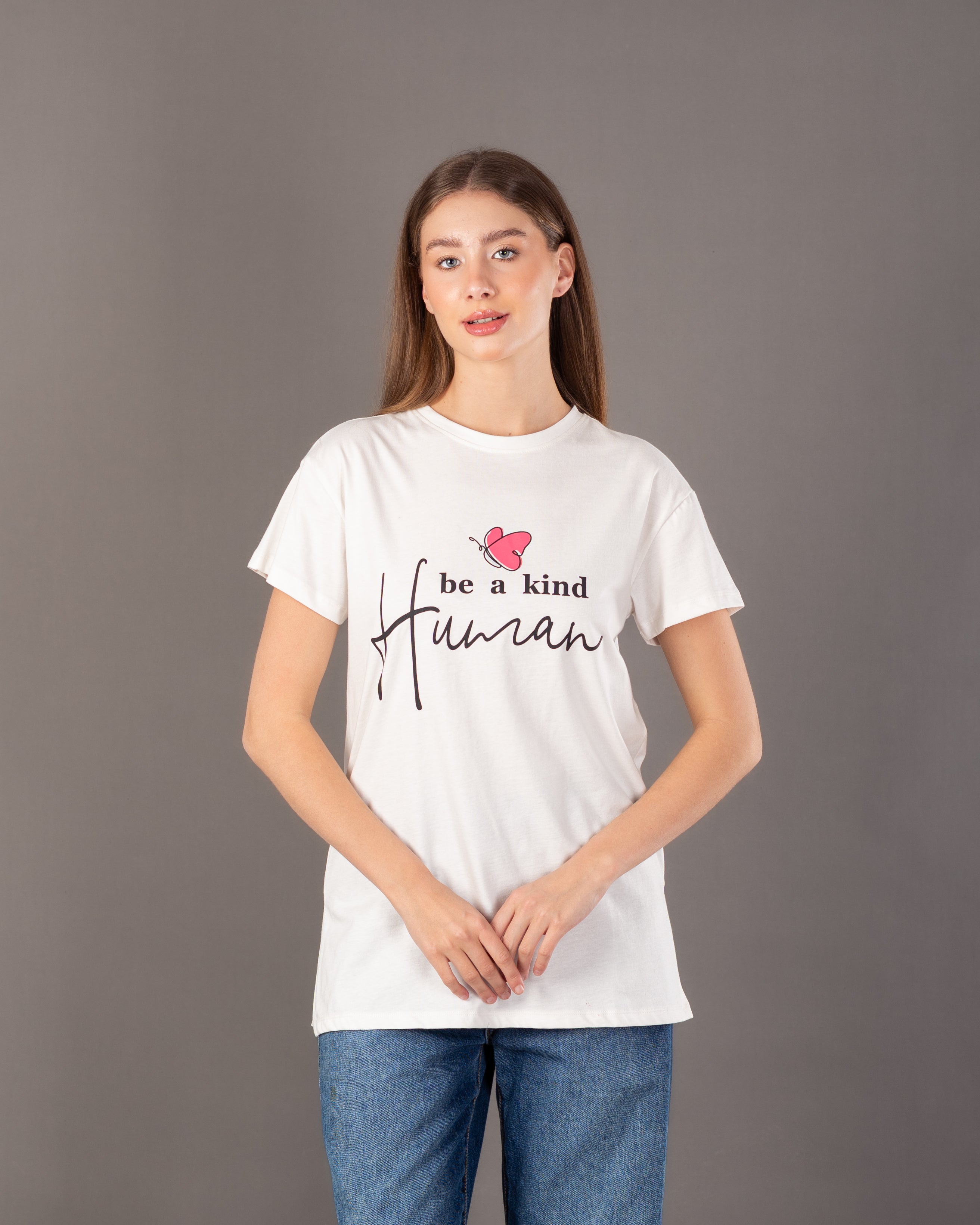 Small Heart Print T-Shirt