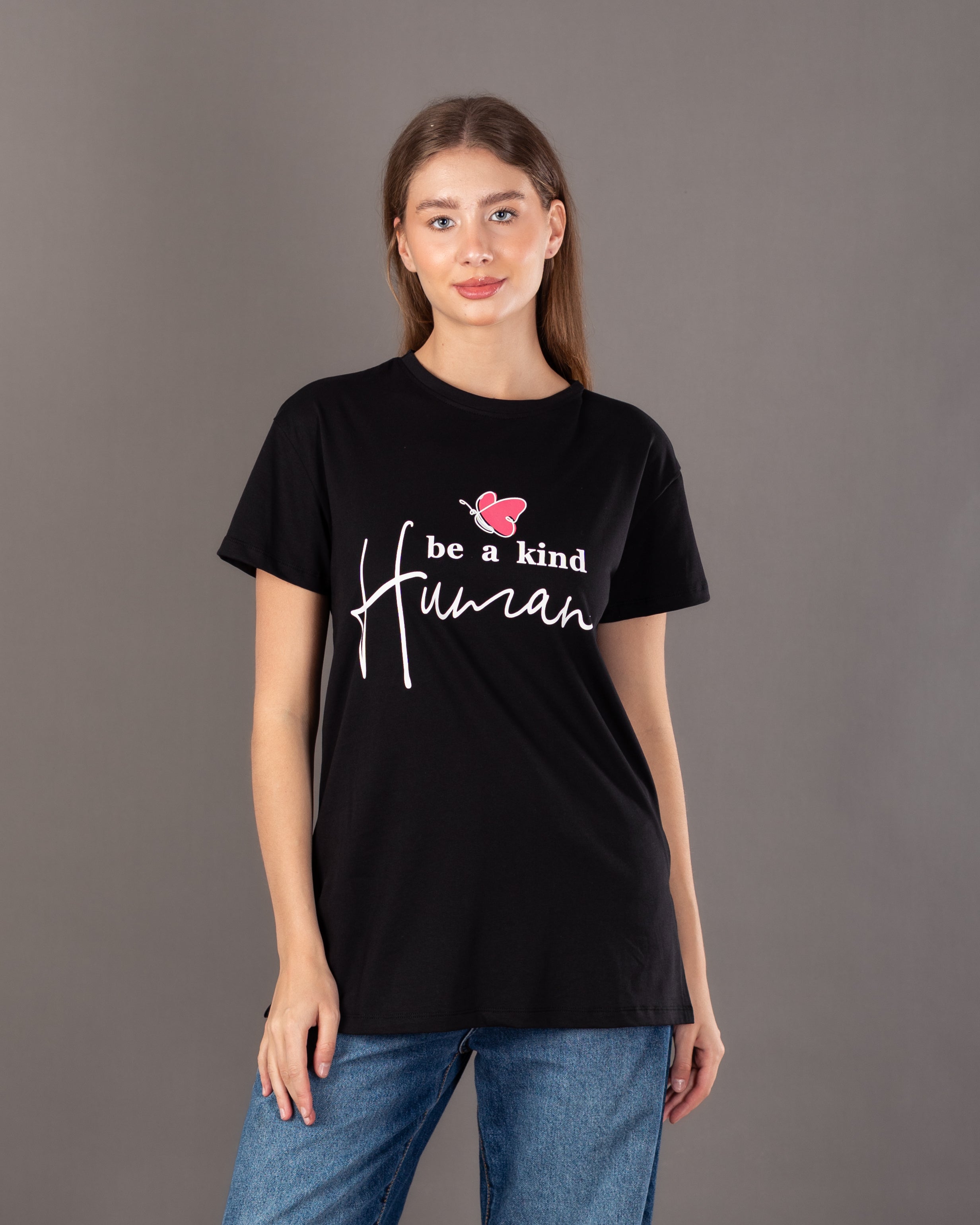 Small Heart Print T-Shirt