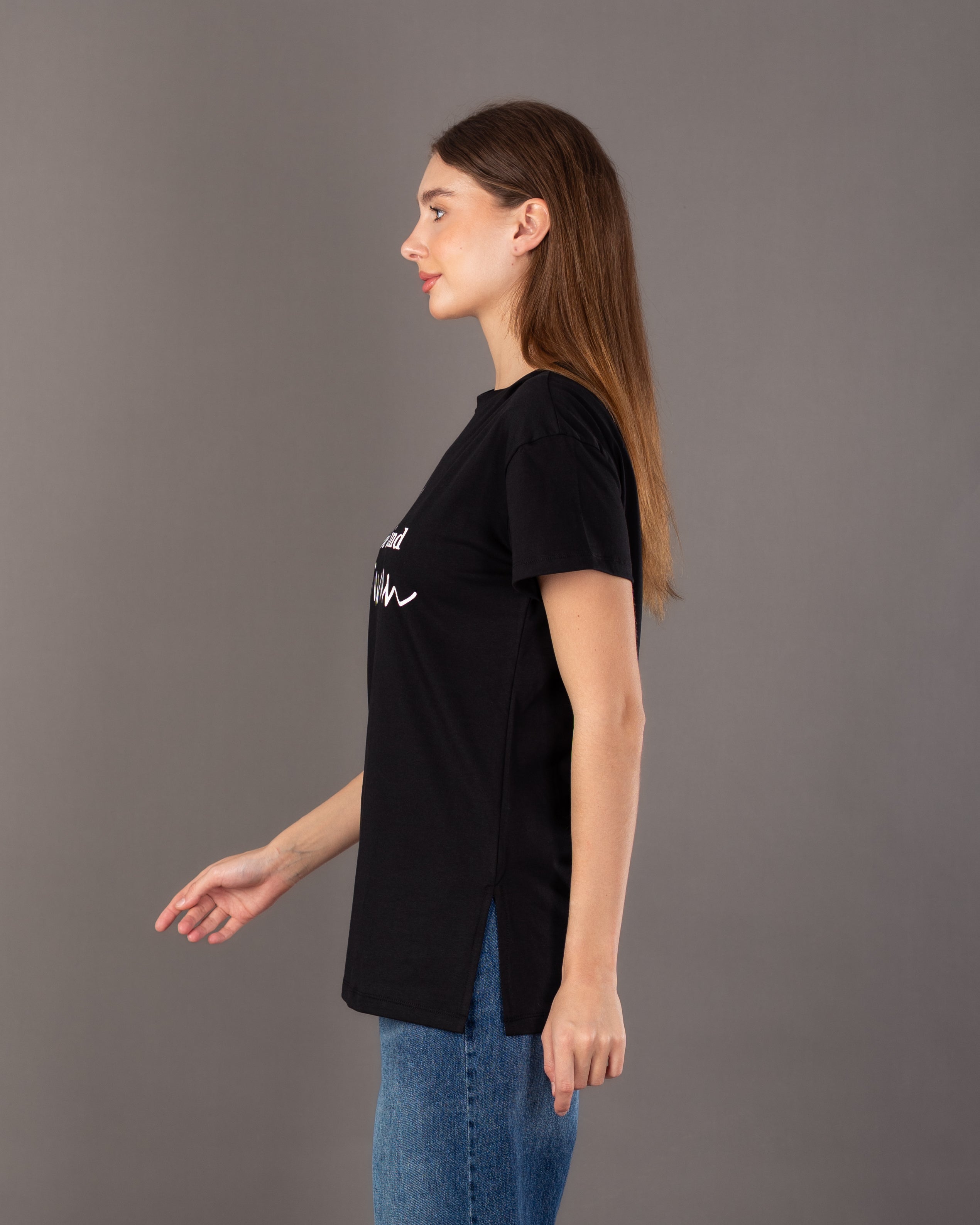 Small Heart Print T-Shirt