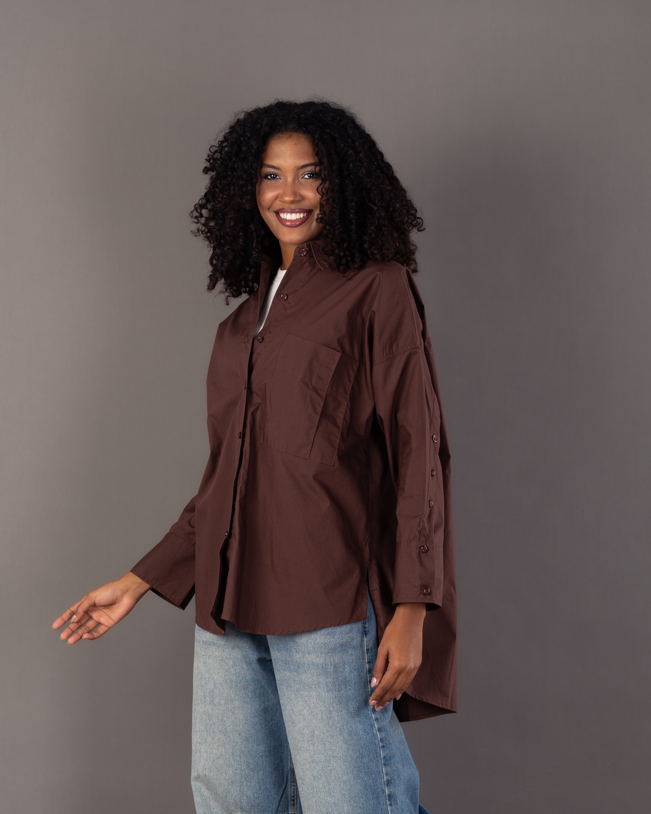 Plain Shirt - With Large Pocket