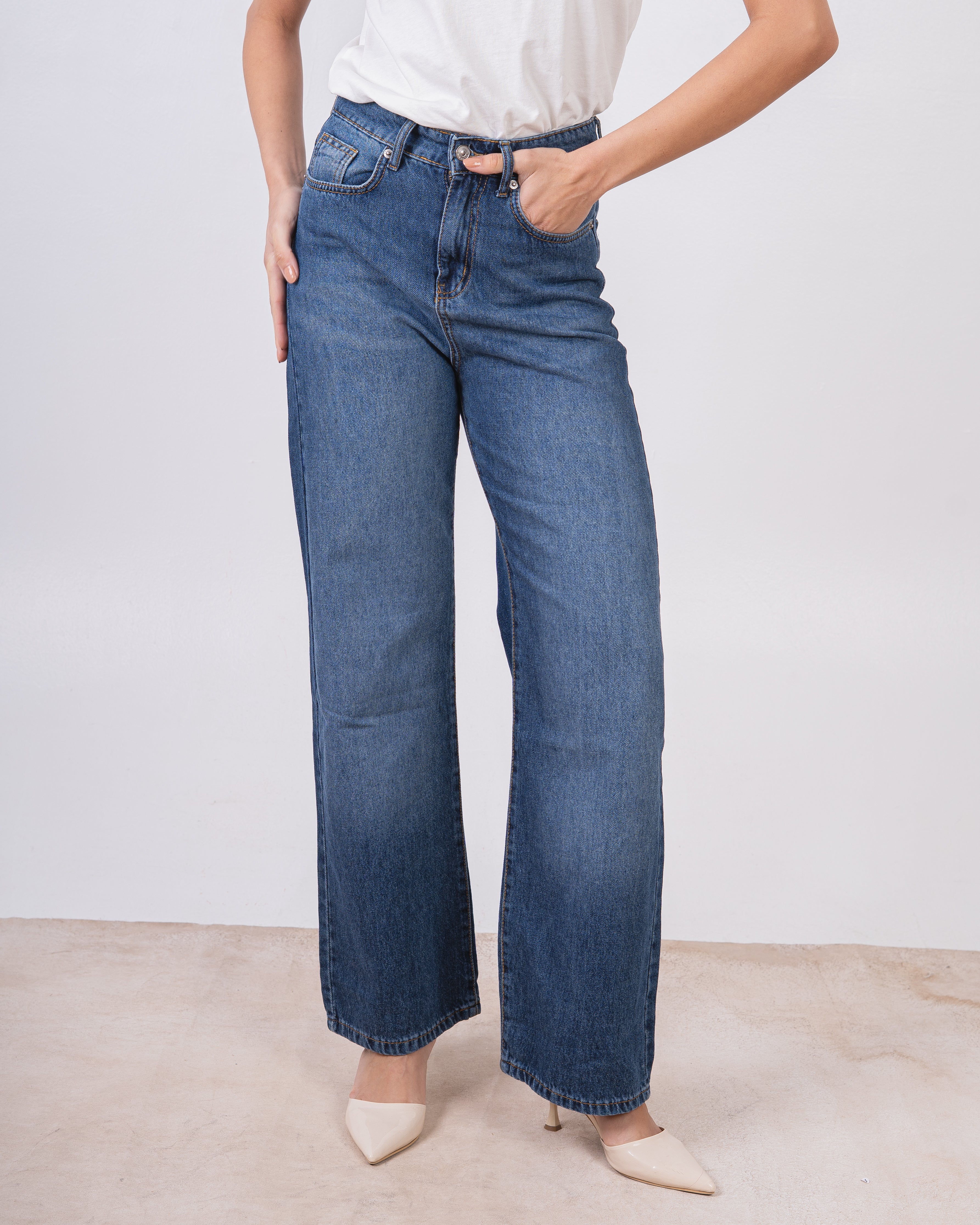 Jeans Trouser – Wide Leg (Different Colors)