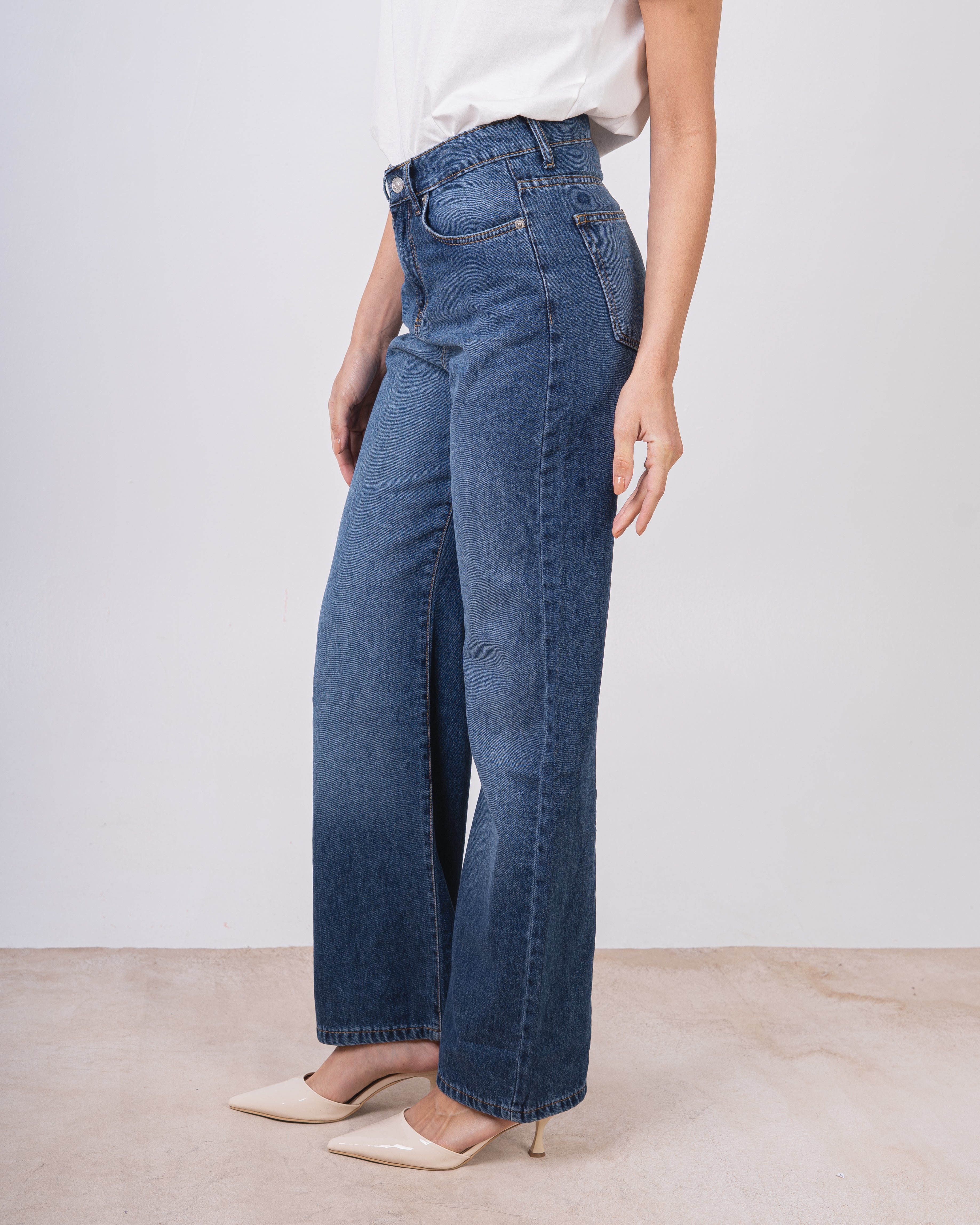 Jeans Trouser – Wide Leg (Different Colors)