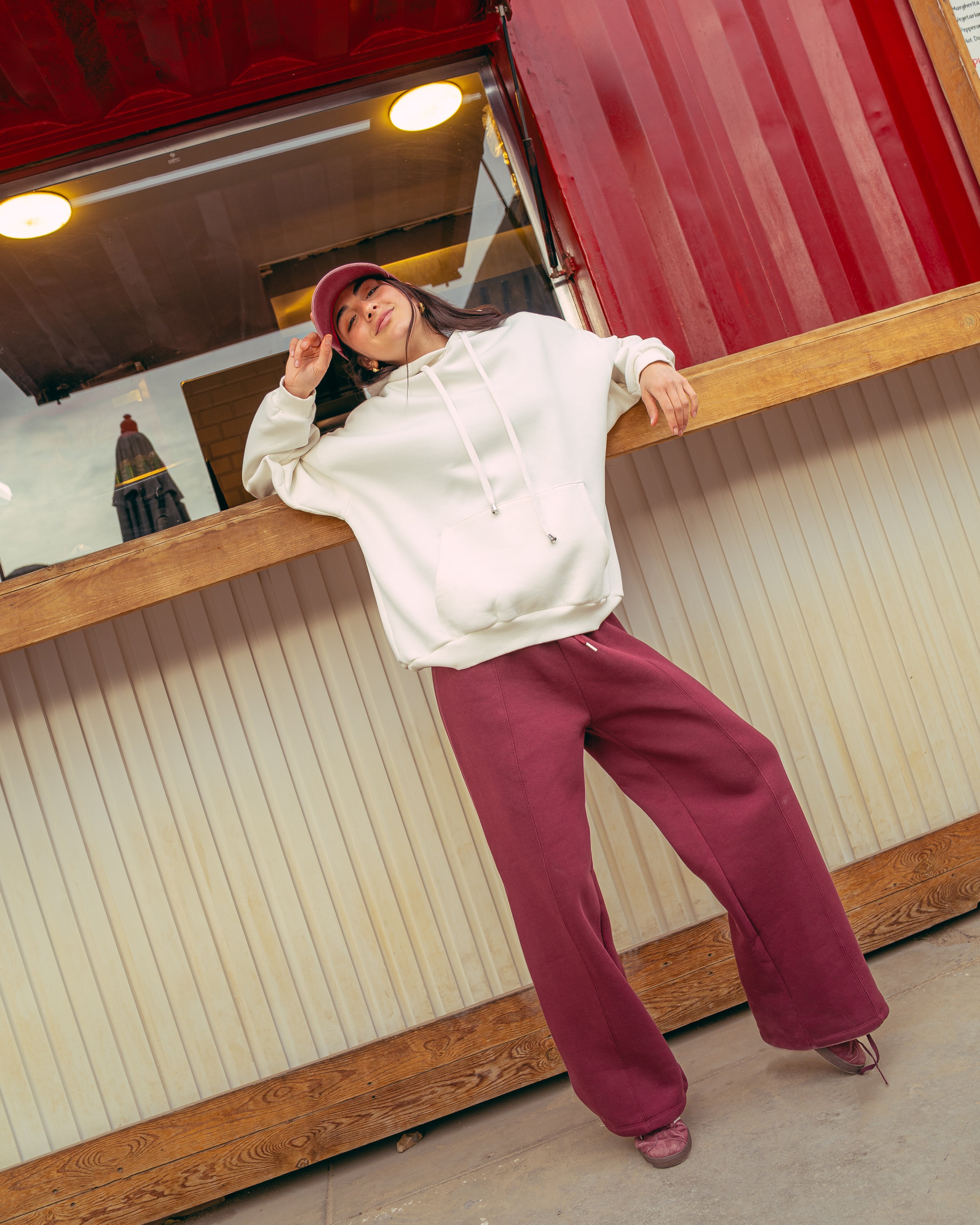 Milton Trouser – Plain Wide-Leg (Double Side Stripes)