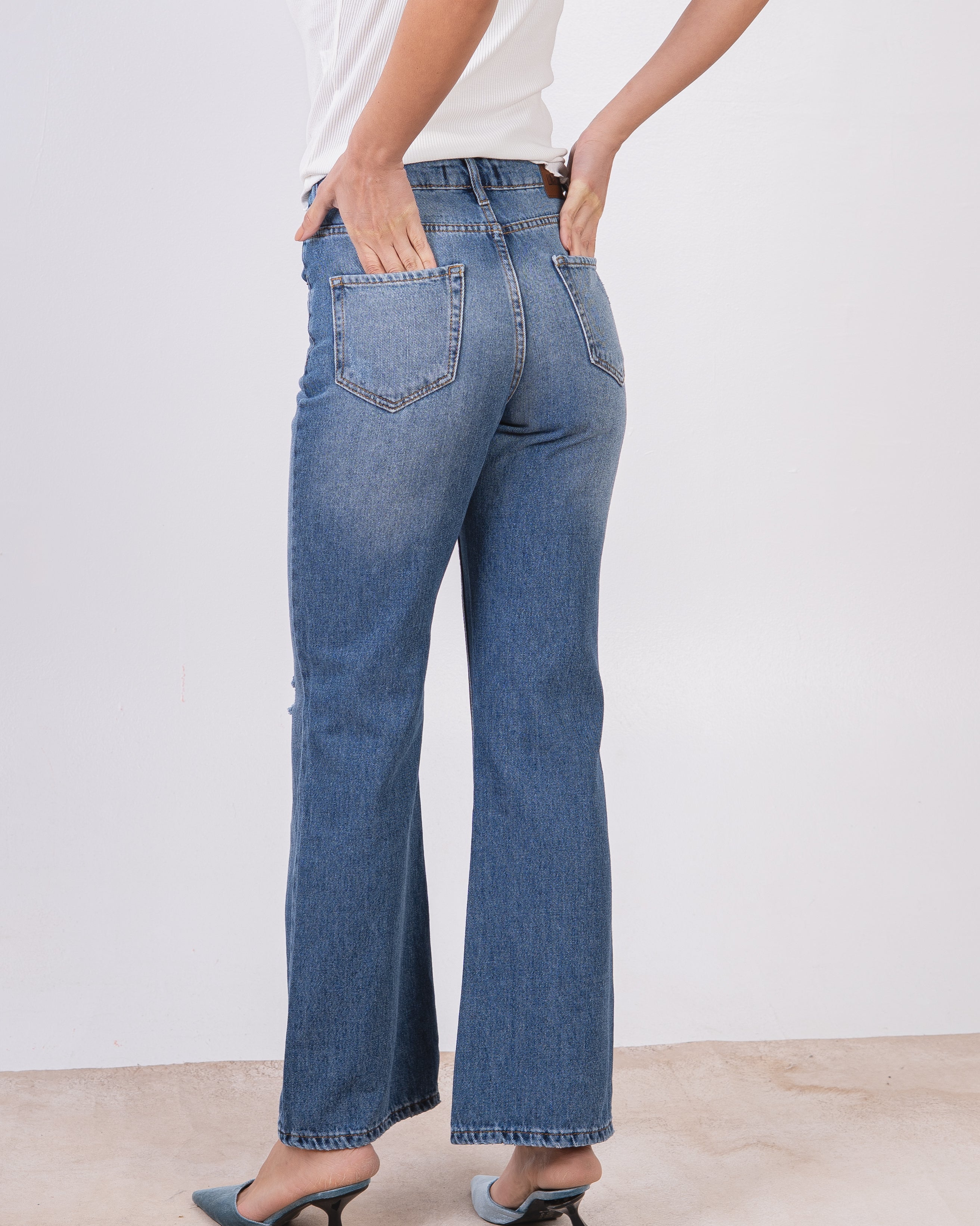 Flare - Denim Trouser