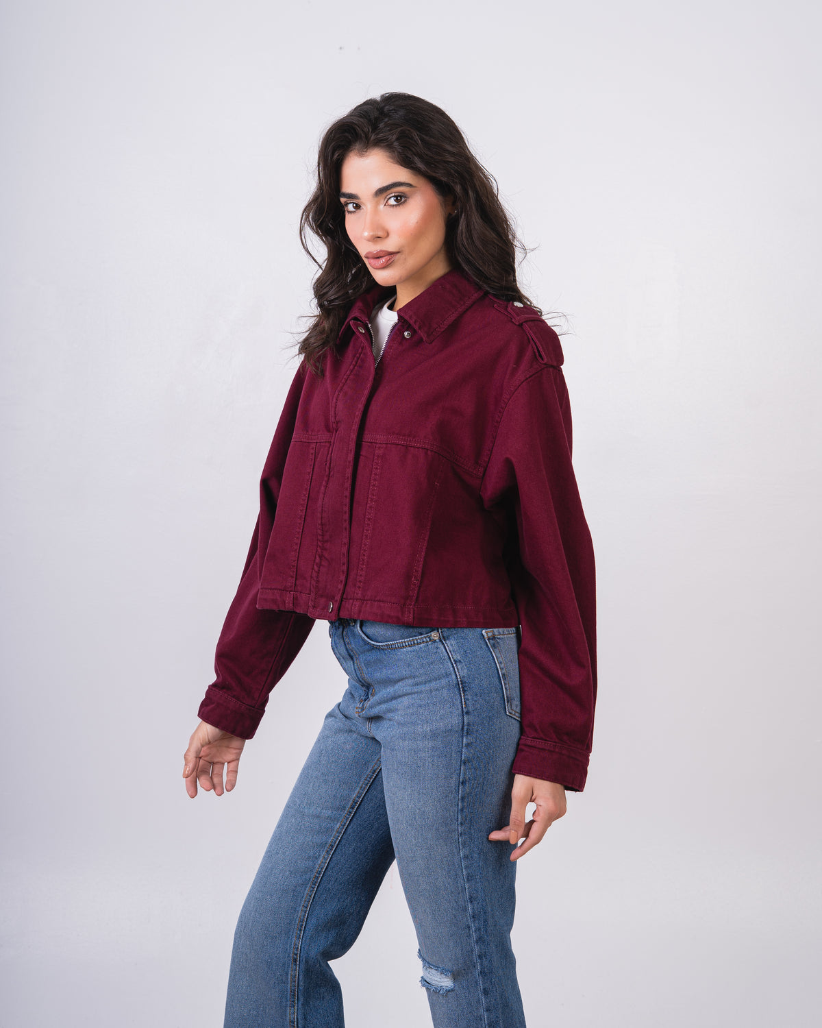 Oversized Short - Gabardine Jacket