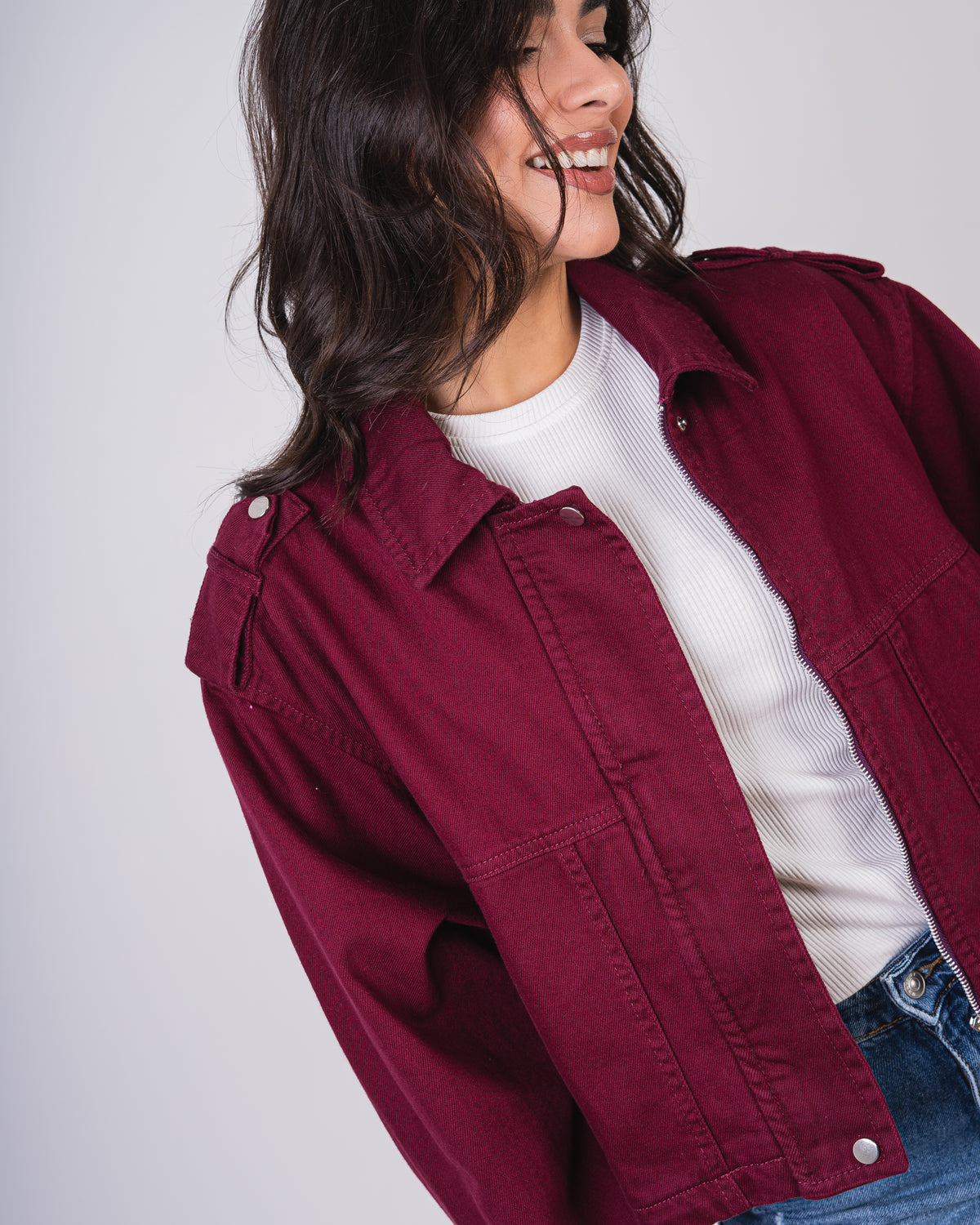 Oversized Short - Gabardine Jacket