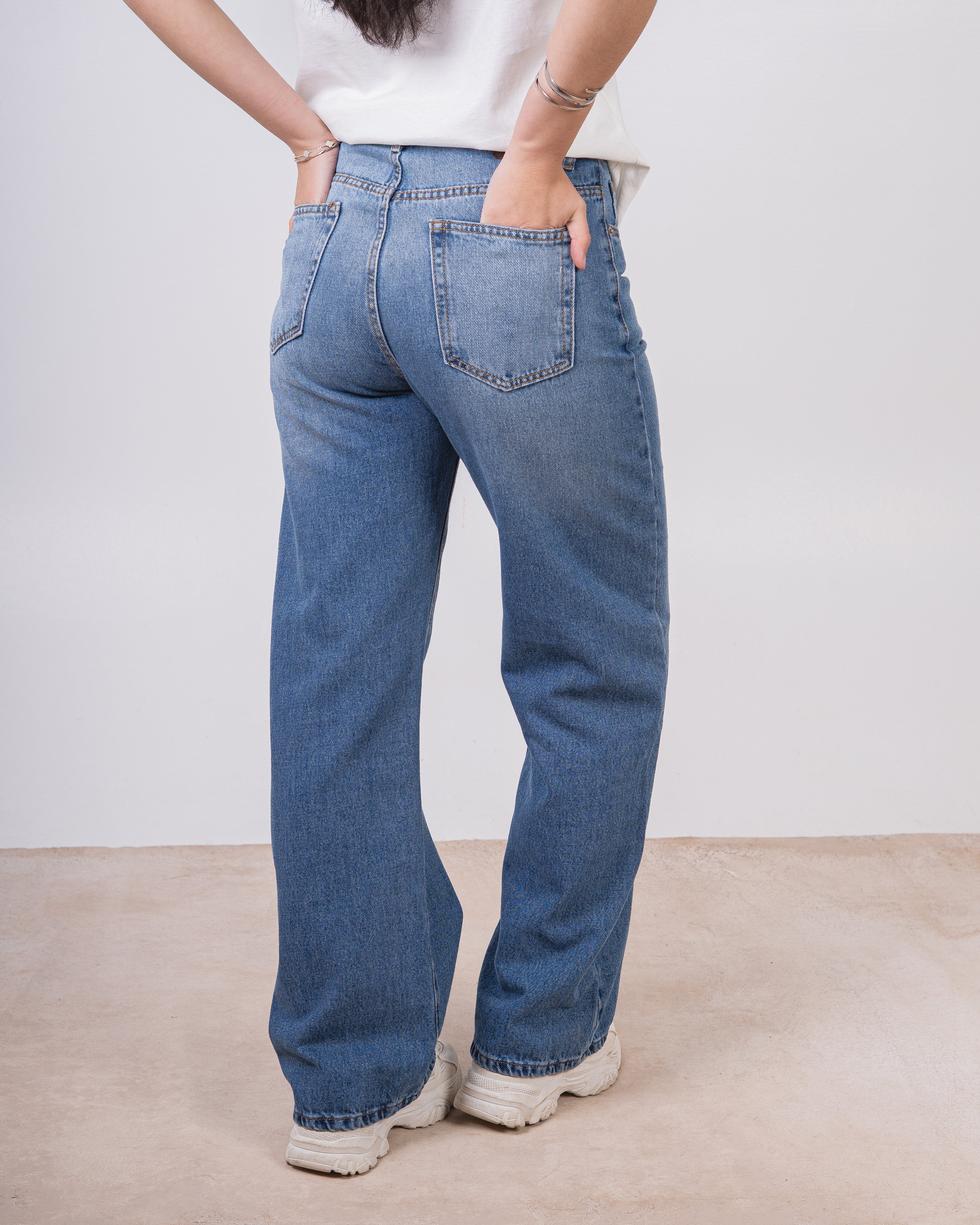 Jeans Trouser – Wide Leg (Different Colors)