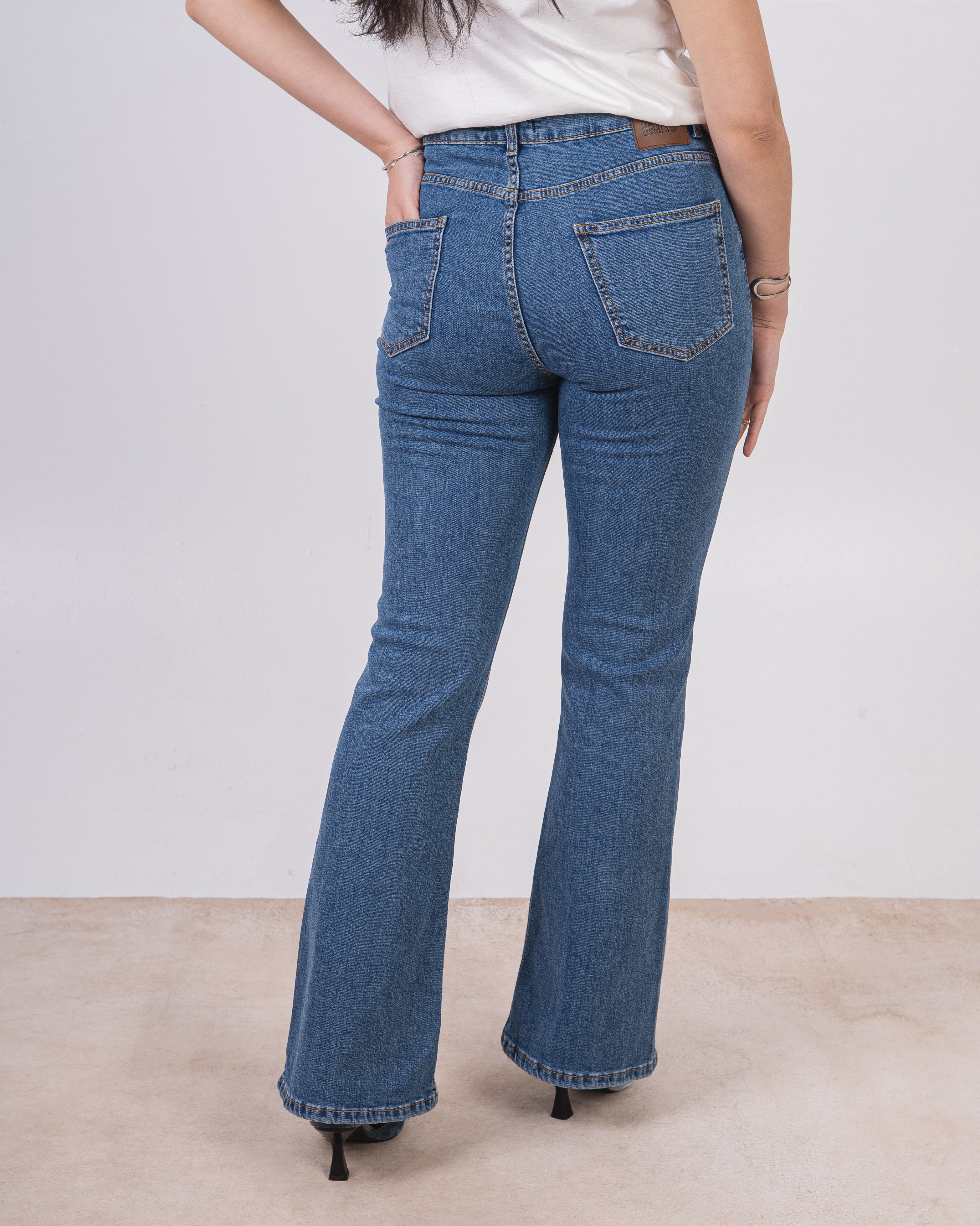 Flared - Denim Trouse