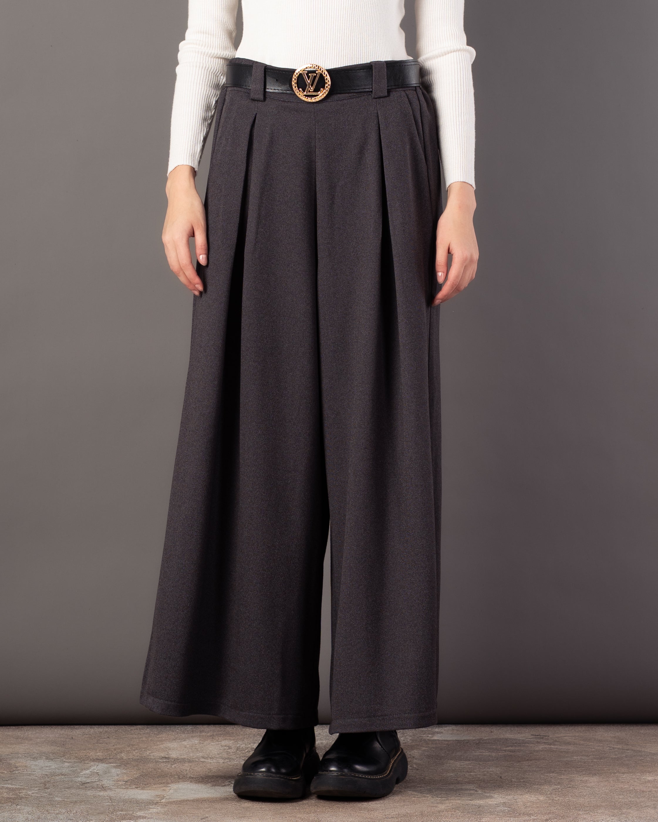 Plain Trouser – Buckle Belt