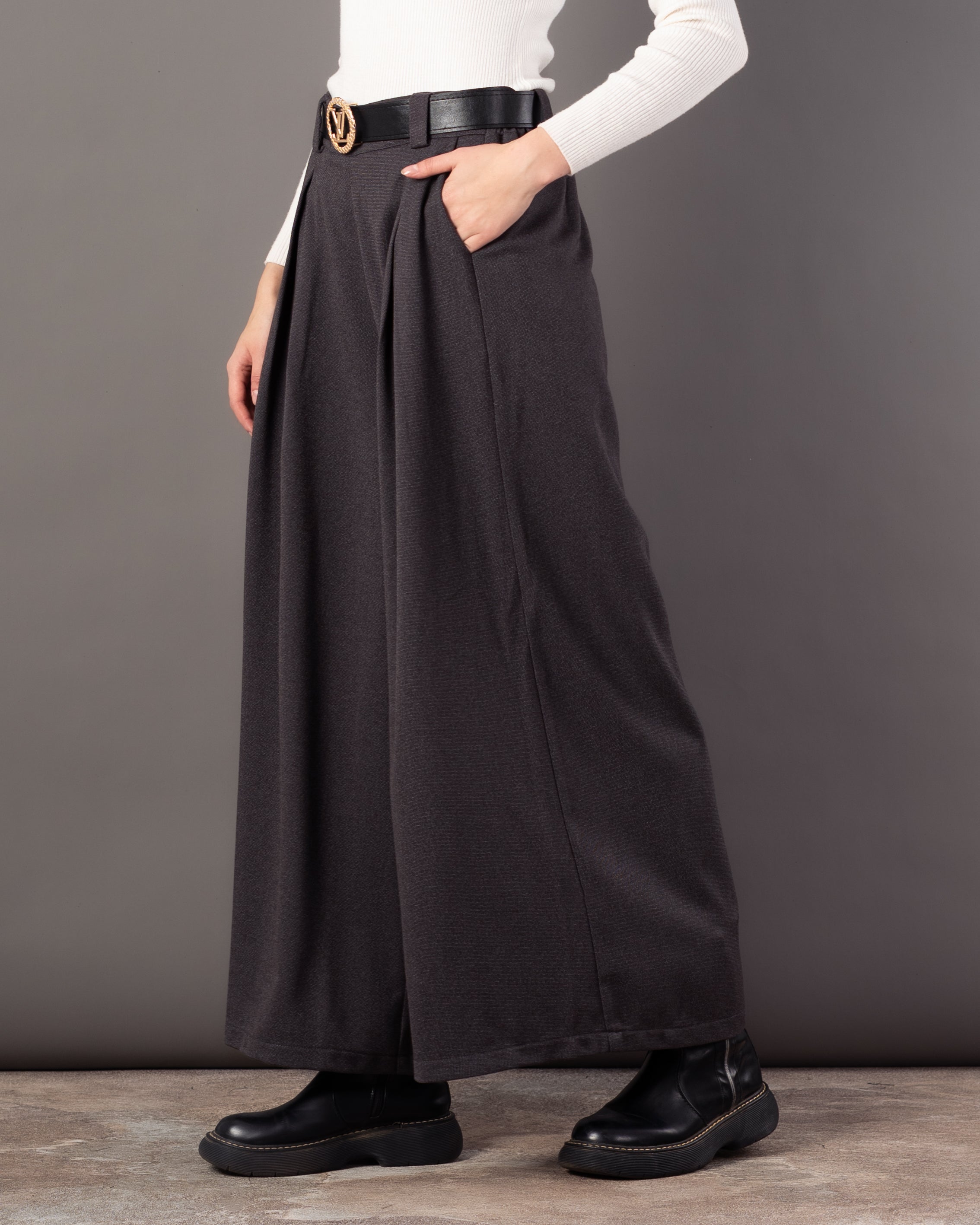 Plain Trouser – Buckle Belt