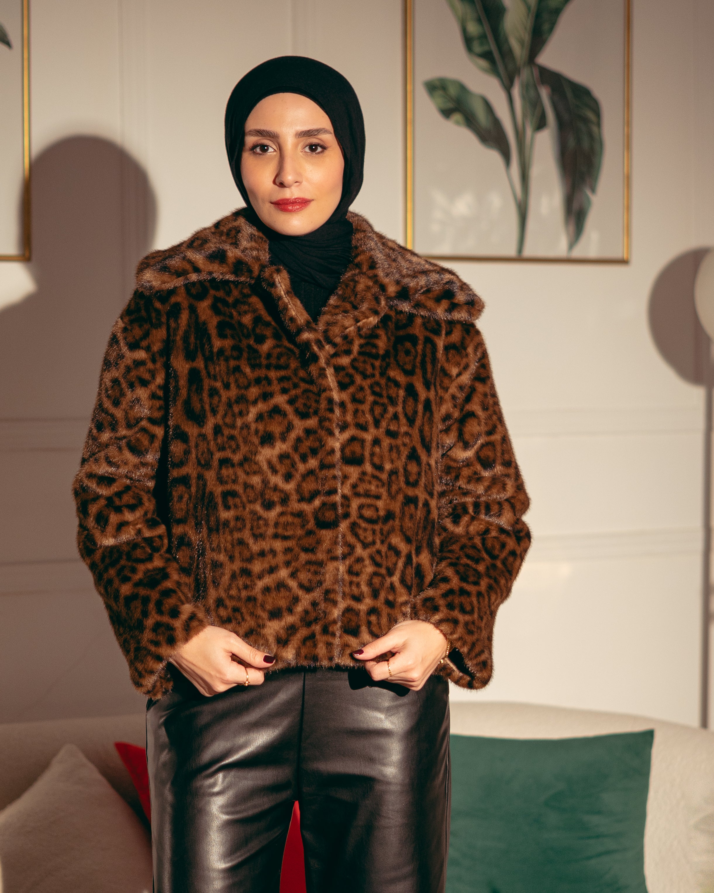 Soft Fur Jacket – Tiger Print
