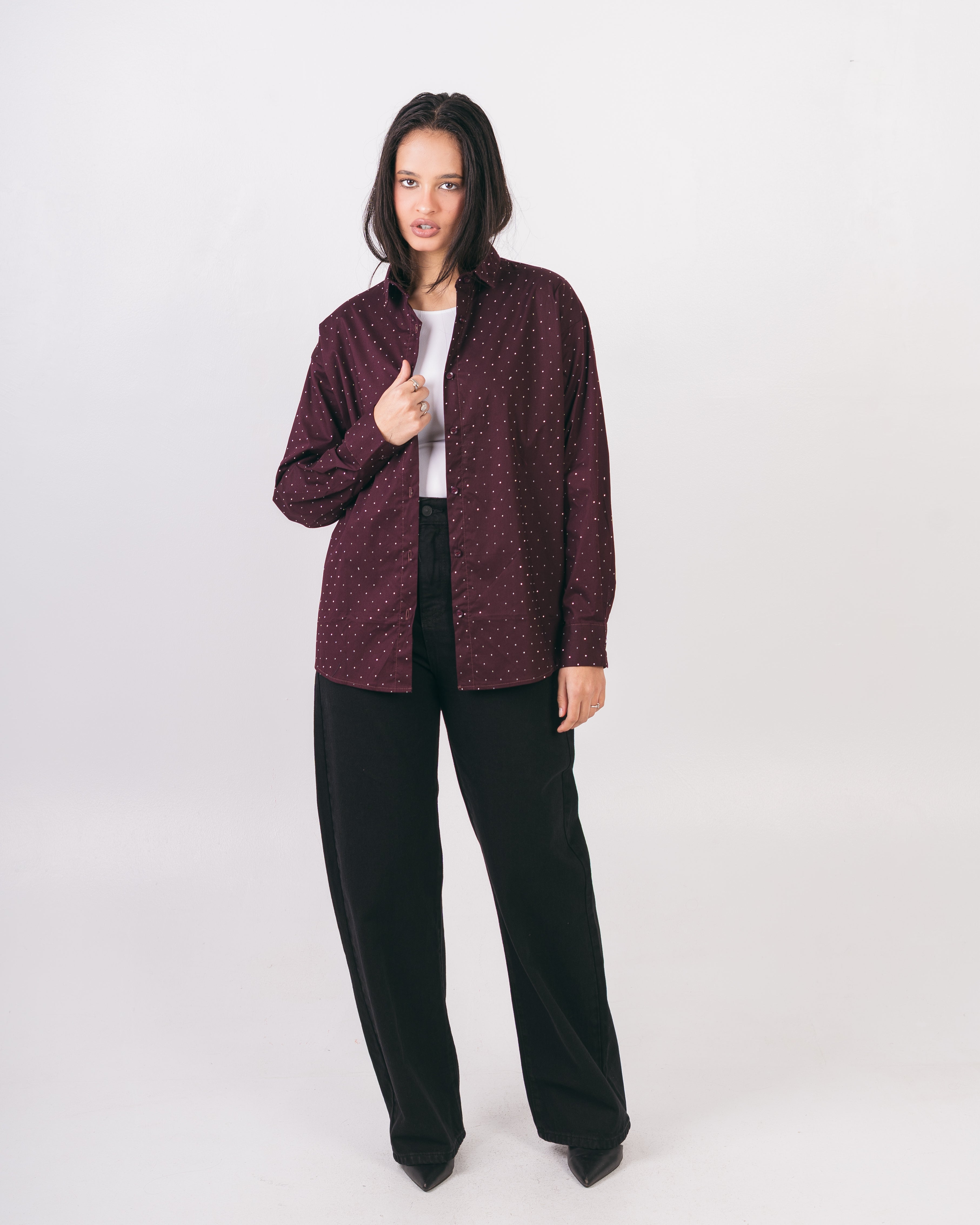 Long Shirt - With Shiny Beads